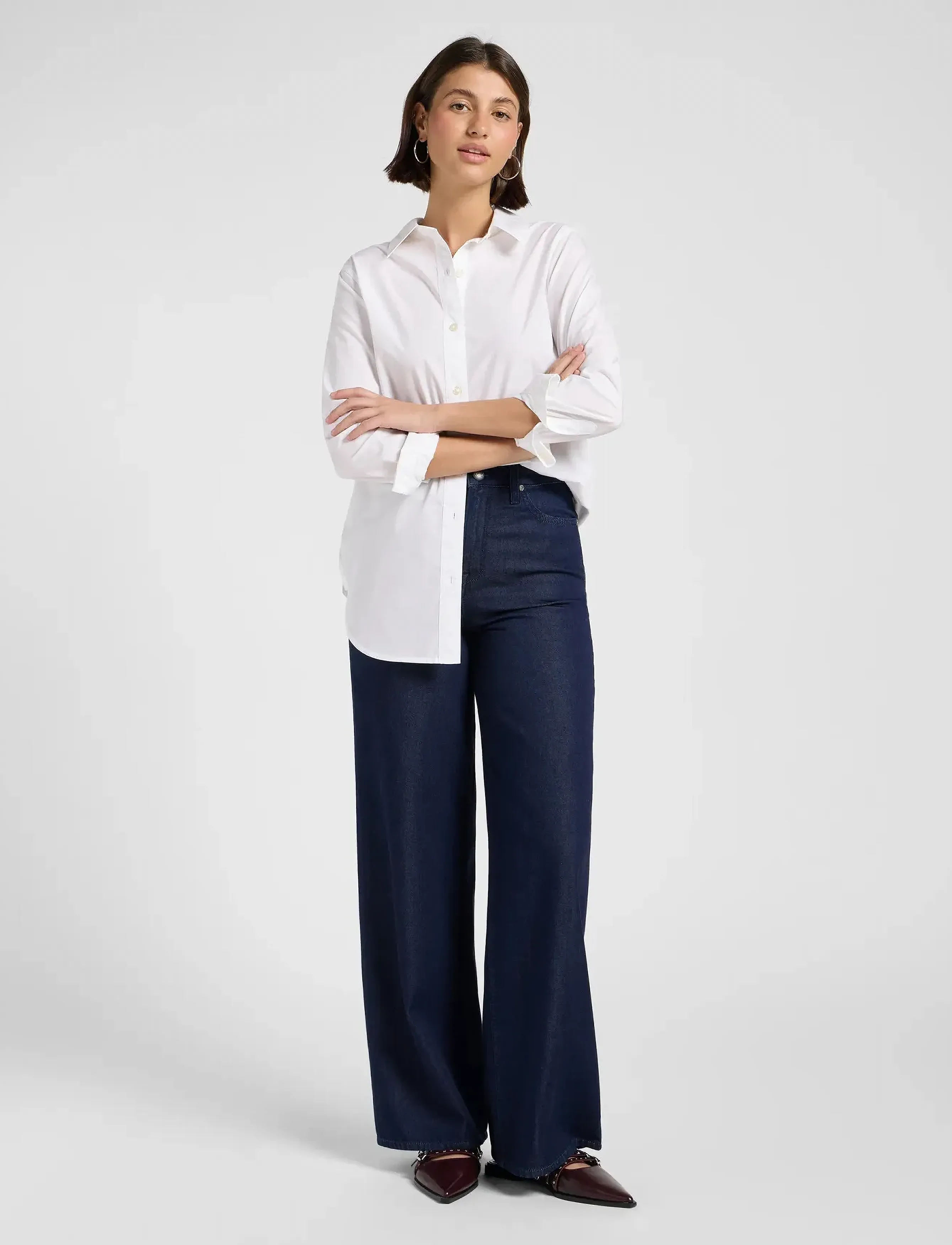 Lee Jeans - STELLA - hosen mit weitem bein - regal blue - 3