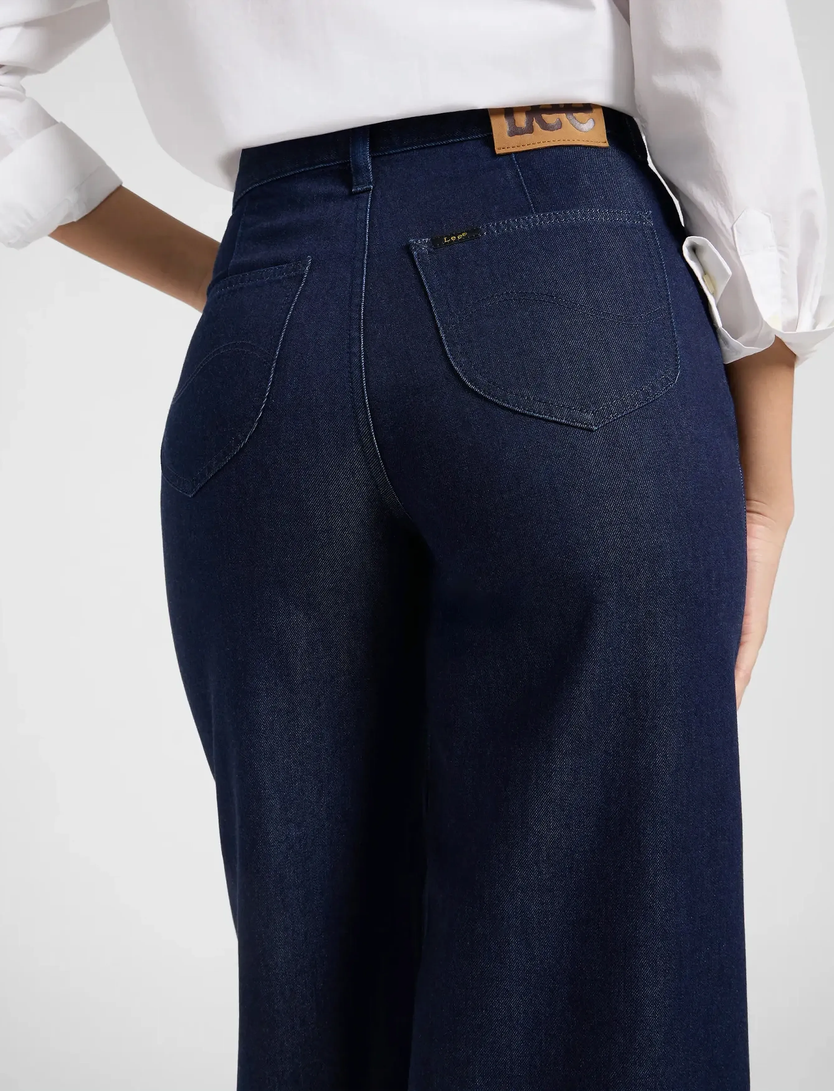 Lee Jeans - STELLA - hosen mit weitem bein - regal blue - 5