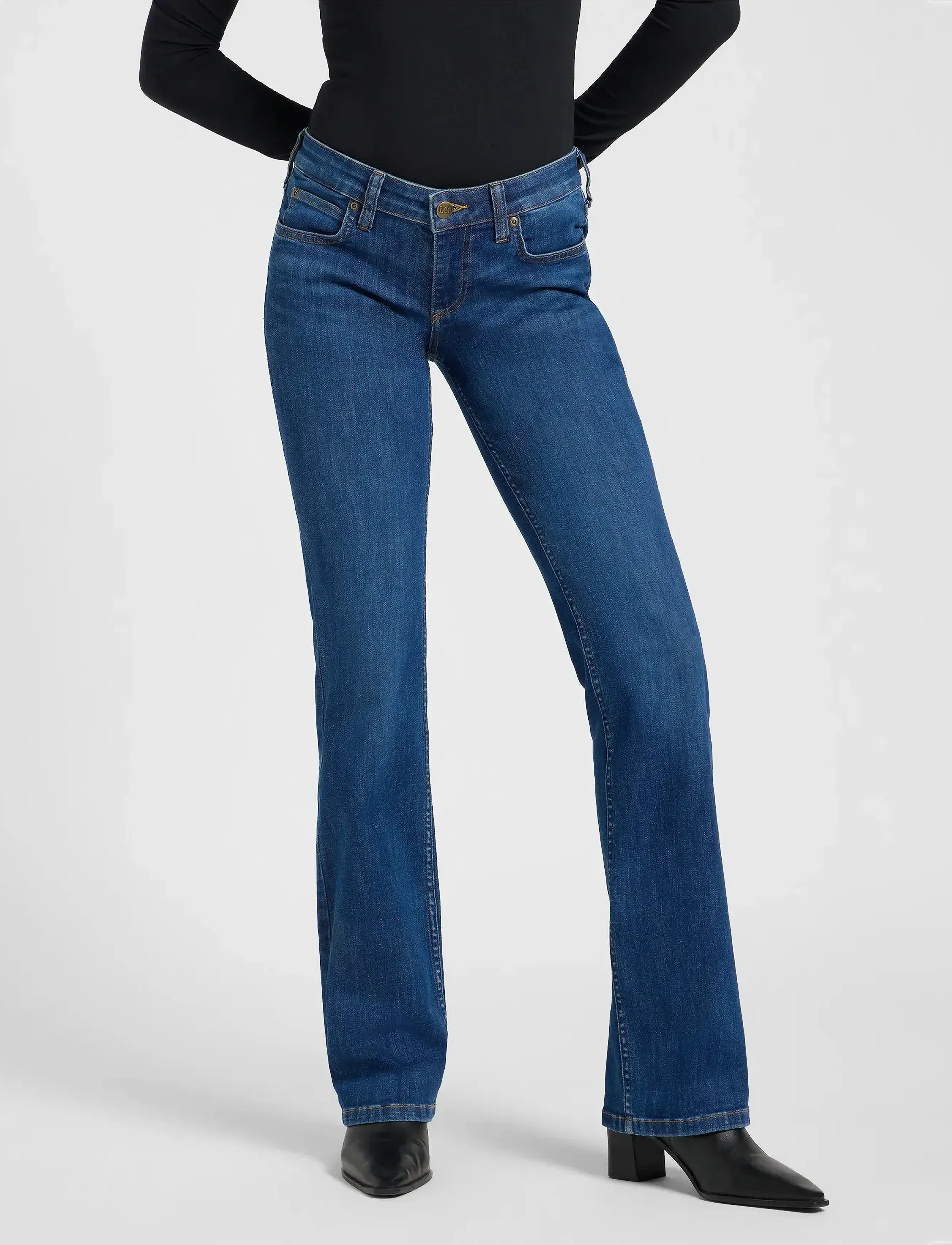 Lee Jeans JESSICA - Tøj - MID SCENE / blue