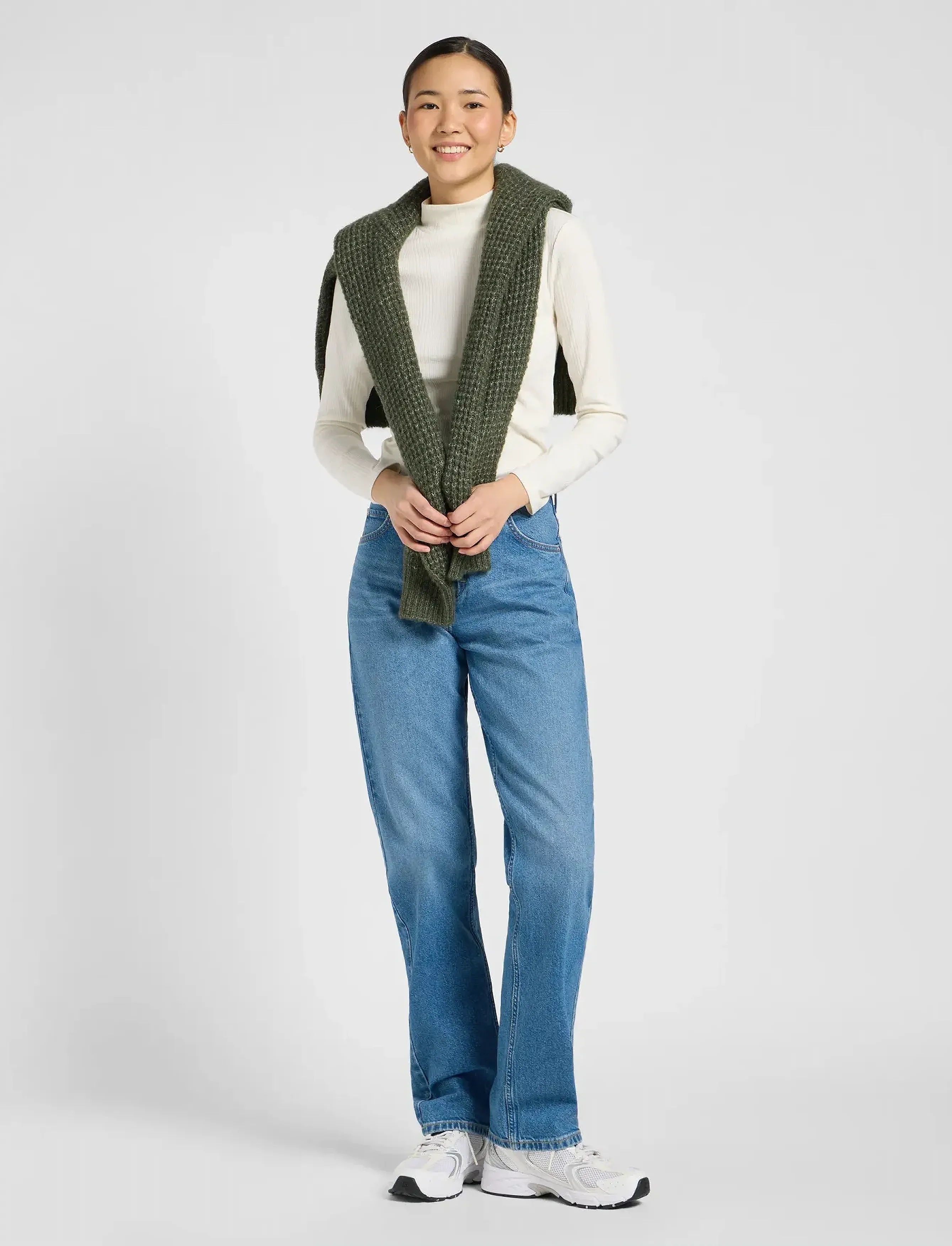 Lee Jeans - RIDER CLASSIC - tiesaus kirpimo džinsai - show out - 4