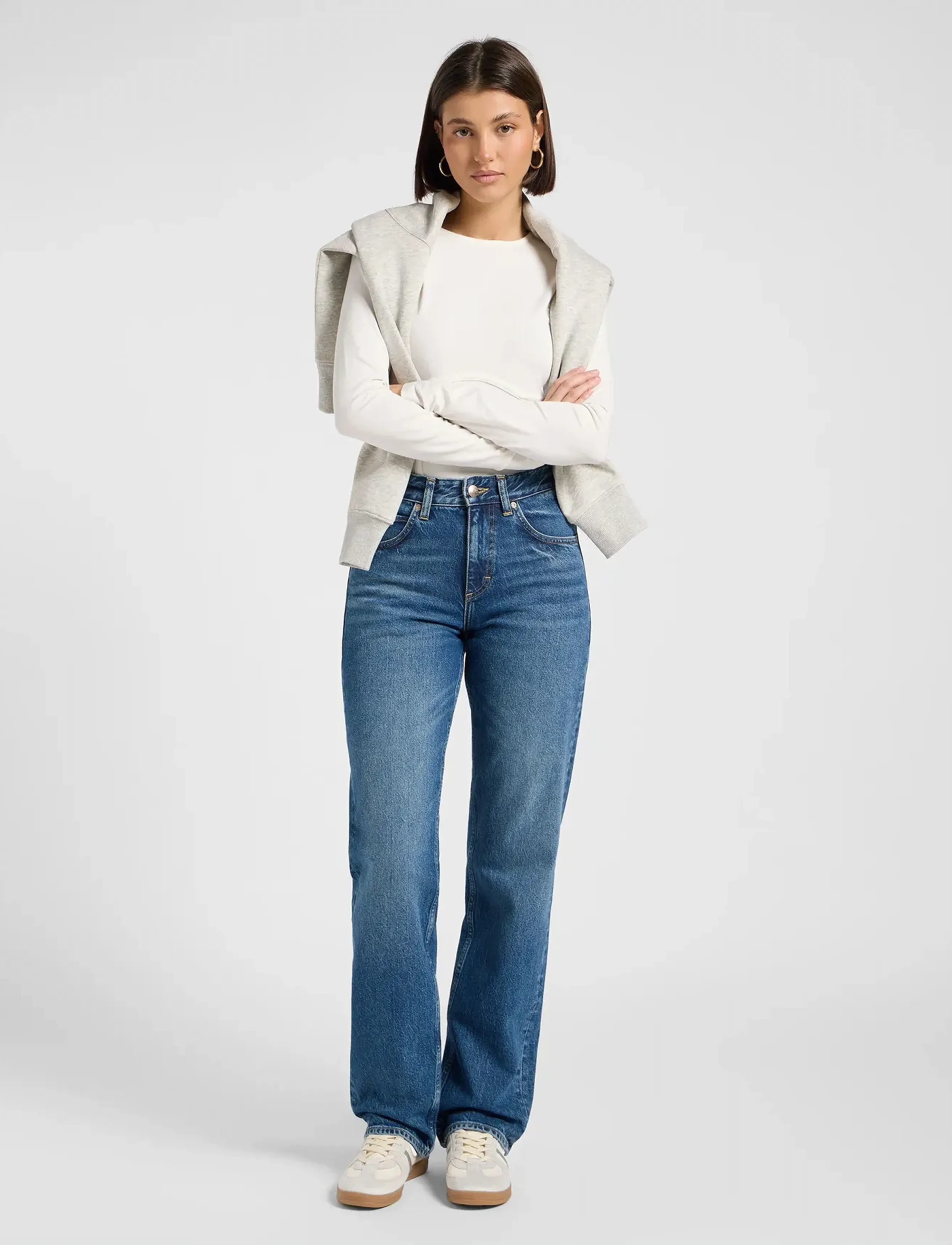 Lee Jeans - RIDER CLASSIC - straight jeans - crystal clear - 4