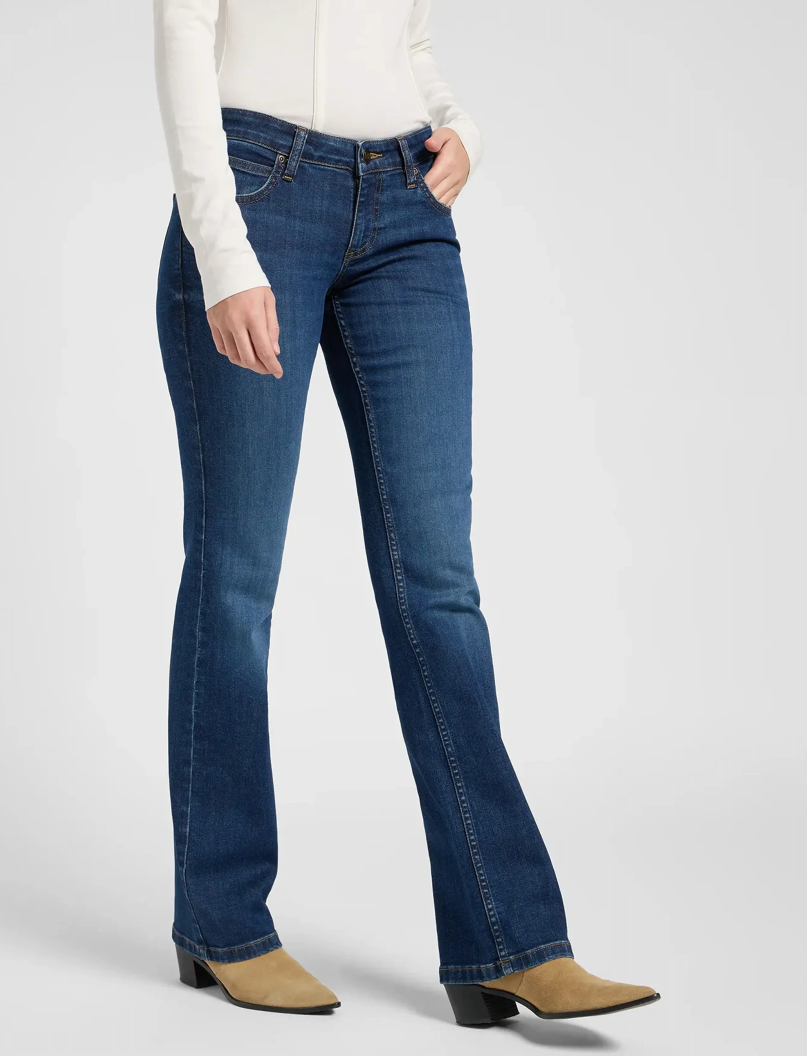 Lee Jeans JESSICA - Riided - TAKE YOUR TIME / blue