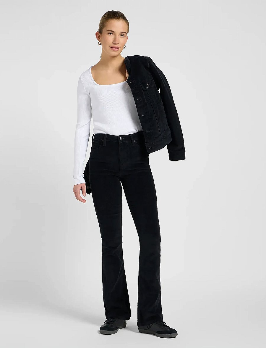 Lee Jeans - BREESE BOOT - bootcut jeans - black - 4