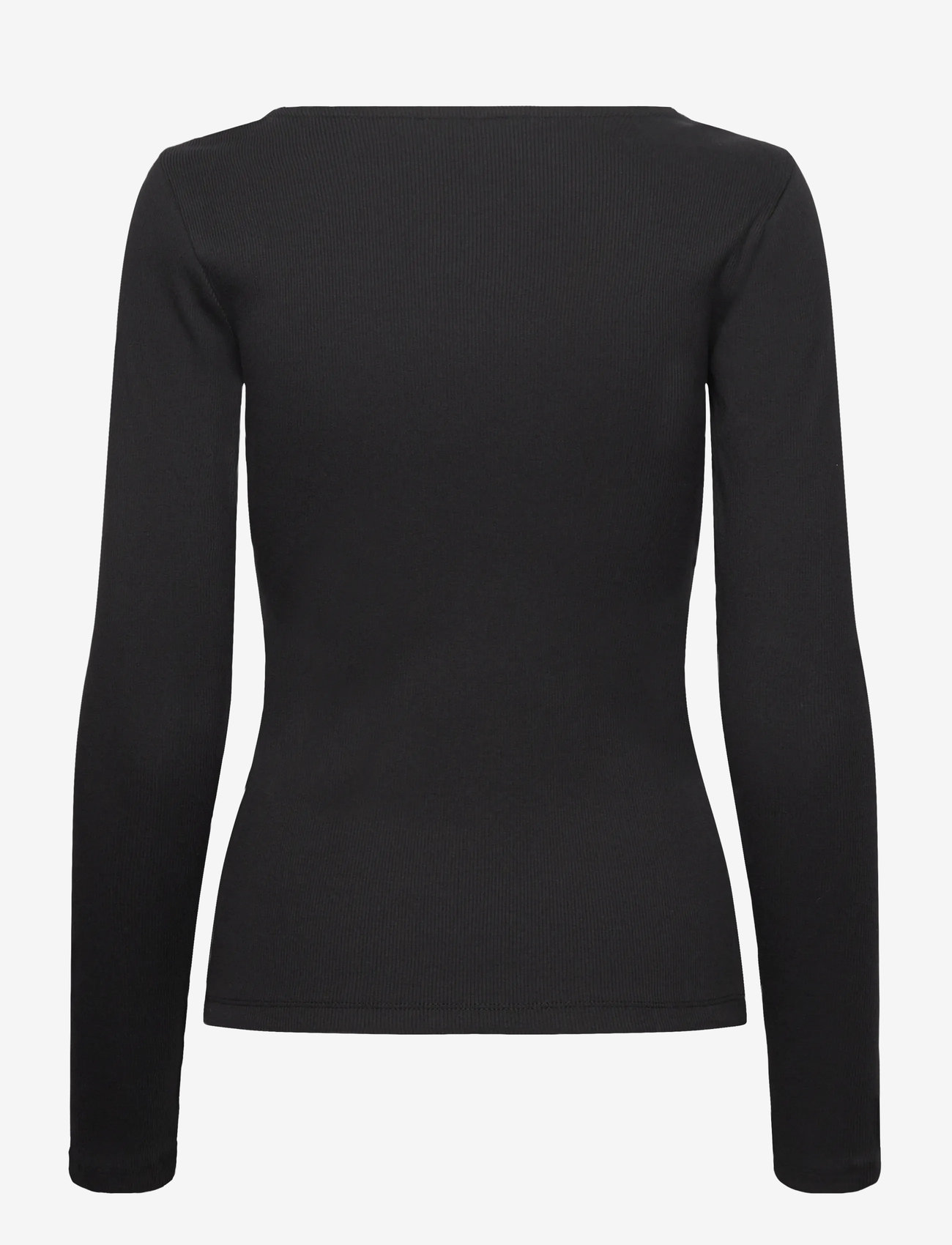 Lee Jeans - LS SQUARE NECK - efterårstøj - black - 1