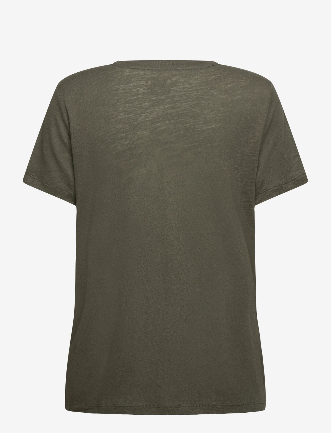 Lee Jeans - V NECK TEE - autumn clothing - oak moss - 1