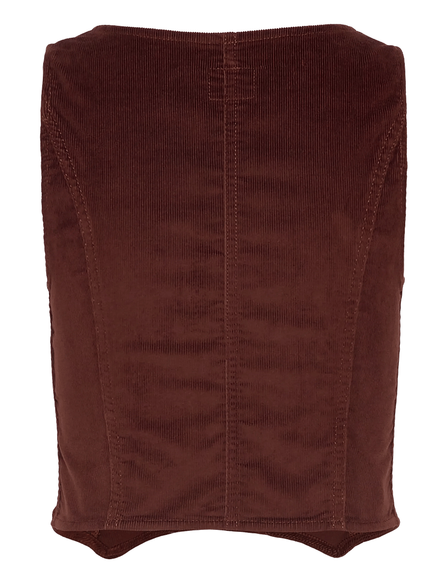 Lee Jeans - FITTED VEST - westen - luxe brown - 2