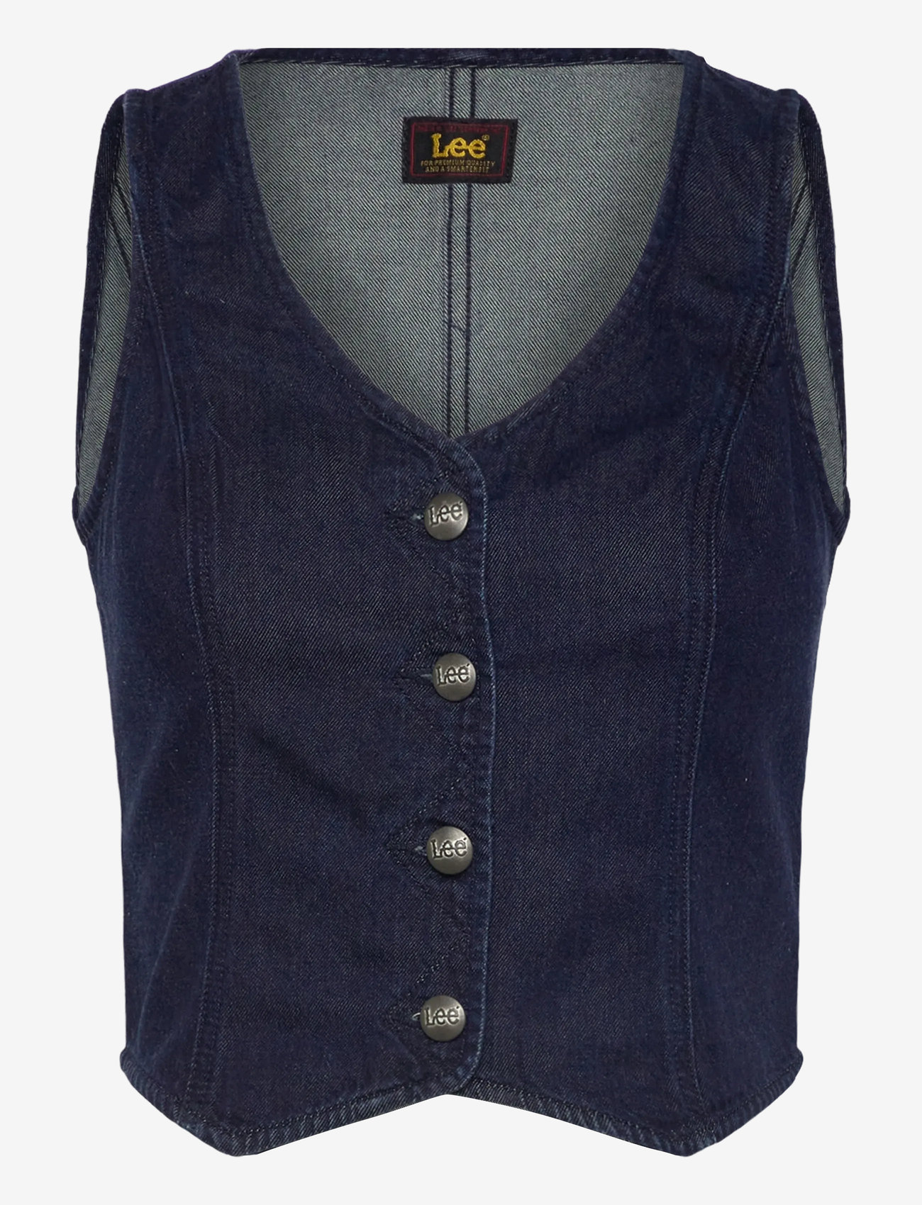 Lee Jeans - FITTED VEST - denim vests - regal blue - 1