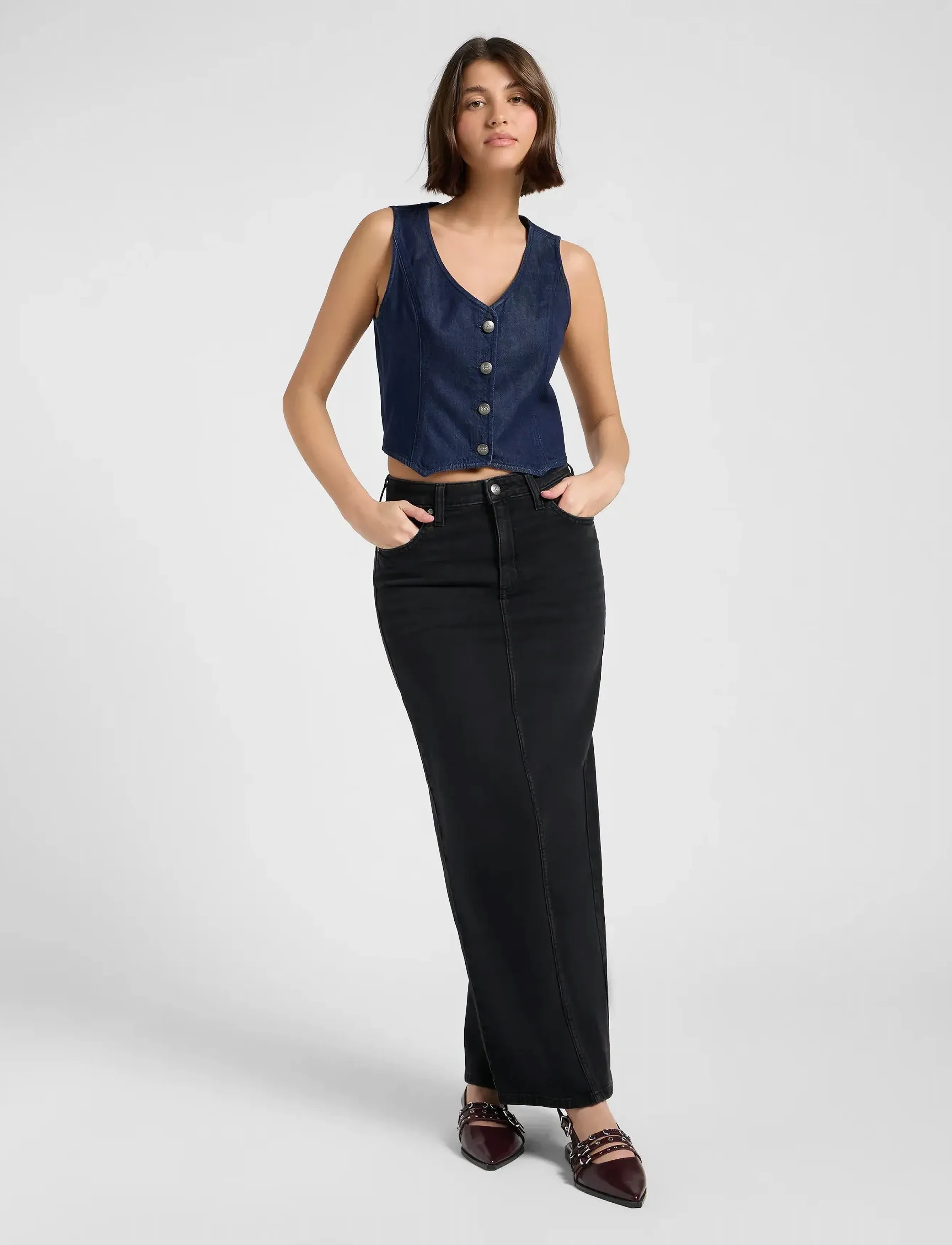 Lee Jeans - FITTED VEST - denim-westen - regal blue - 4