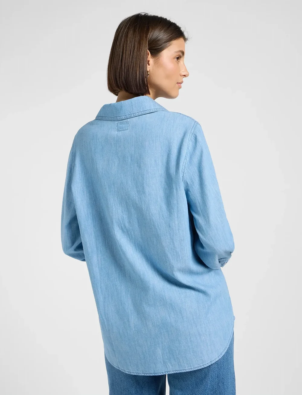 Lee Jeans - BALLOON SLEEVE SHIRT - farkkupaidat - never ages - 3