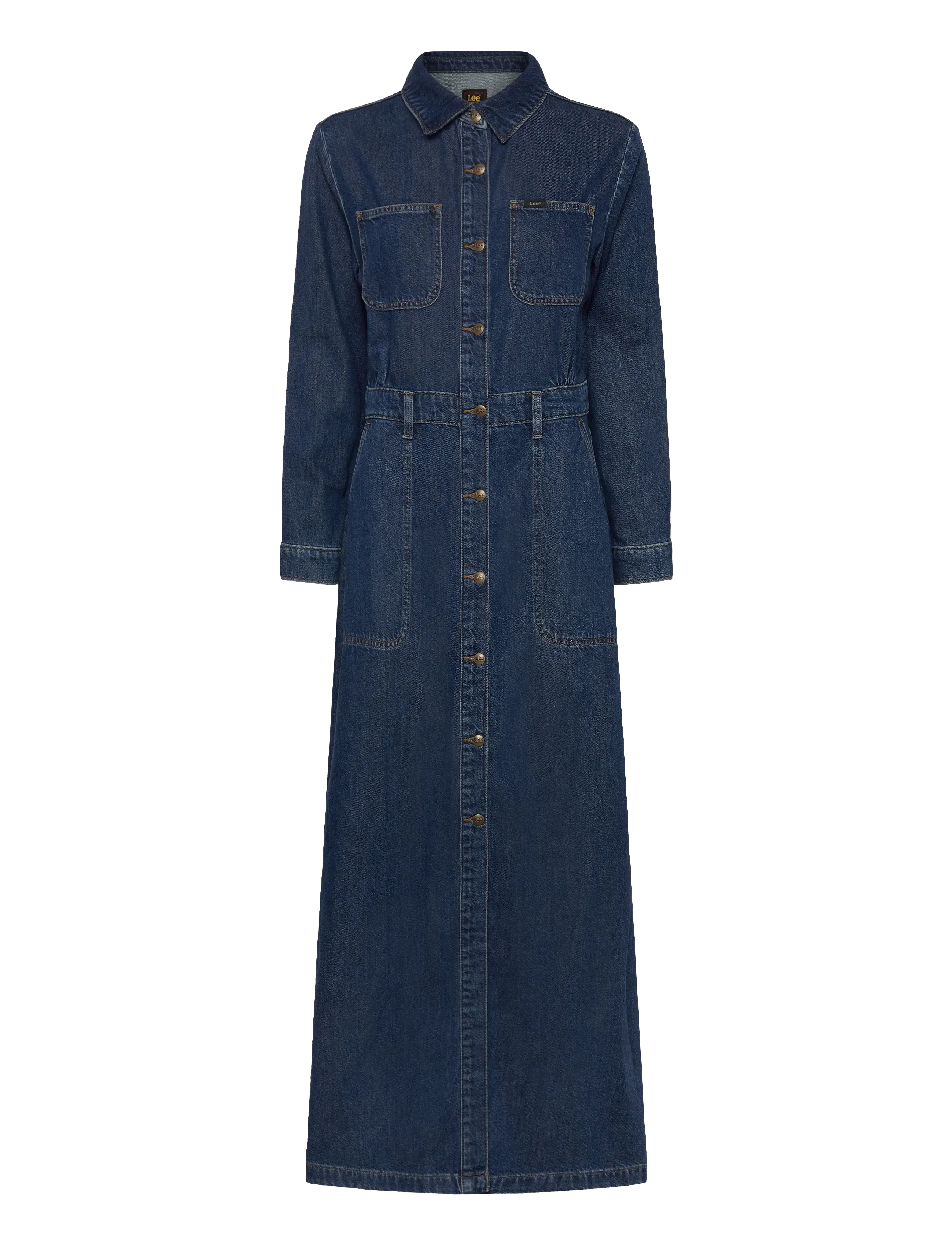 Lee Jeans MAXI DENIM UTILITY DRESS - Kleidung - TIME OF OUR LIFE / navy