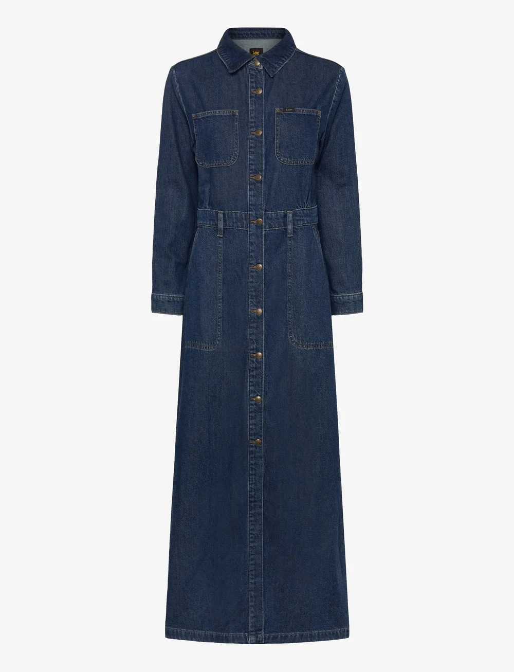 Lee Jeans - MAXI DENIM UTILITY DRESS - denimkjoler - time of our life - 1