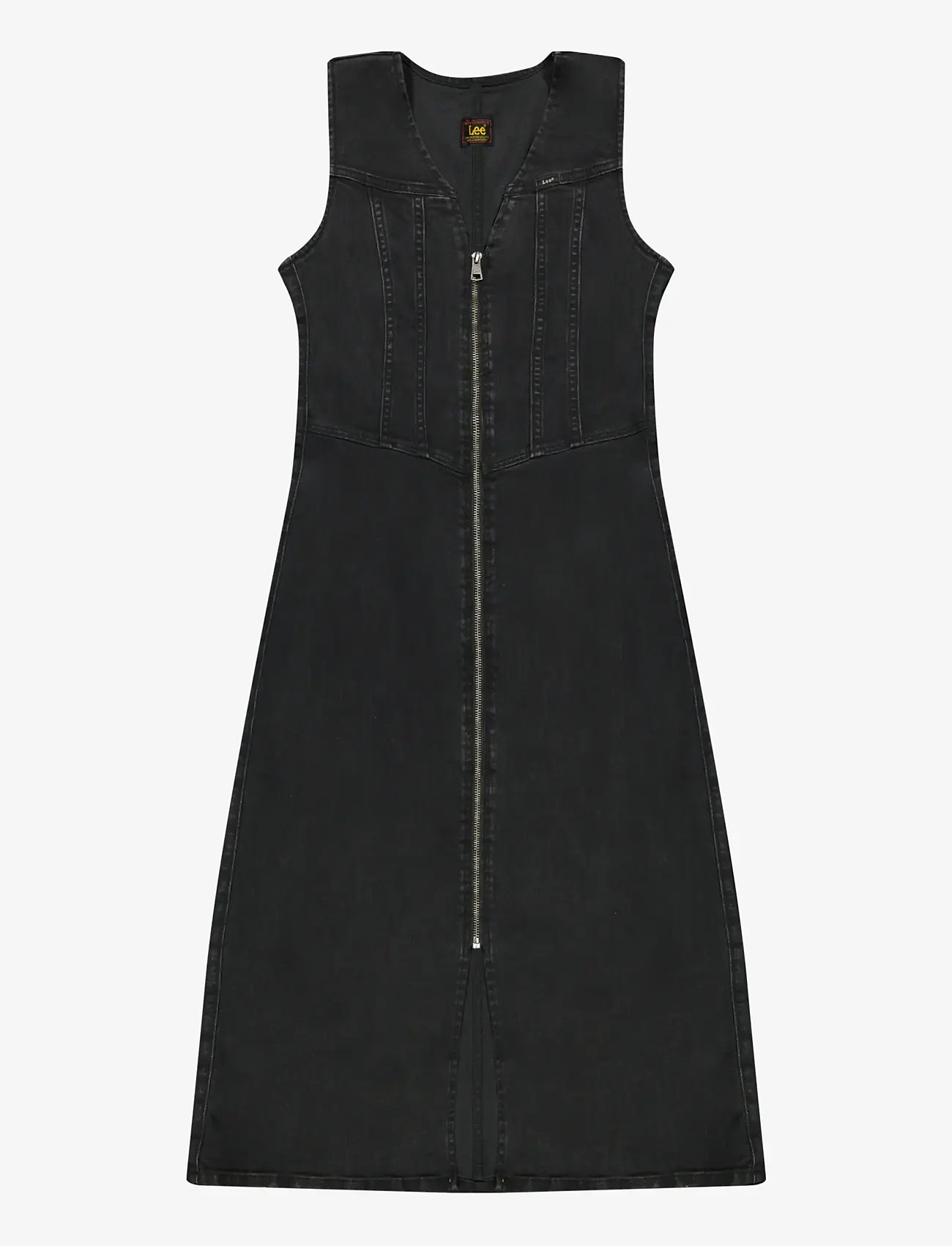 Lee Jeans - LONG VEST DRESS - jeanskleider - brisk night - 1