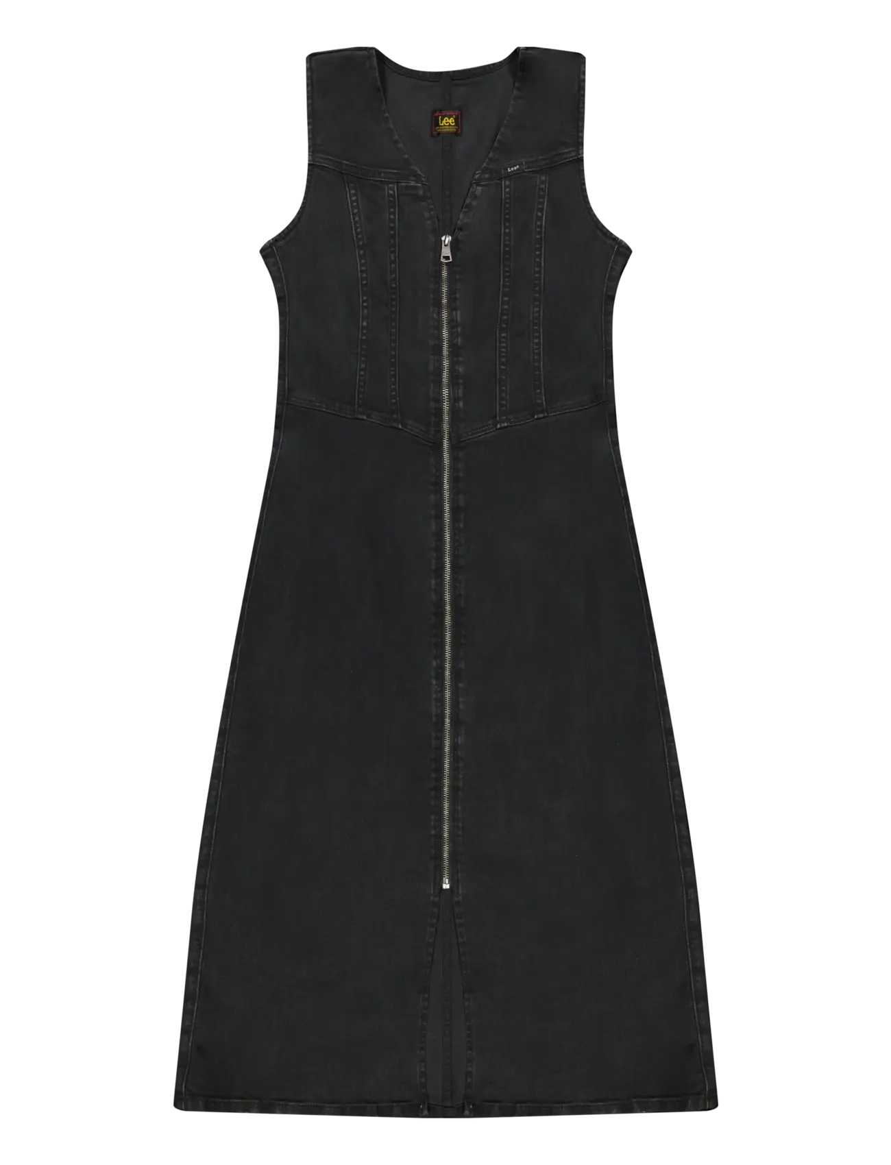 Lee Jeans LONG VEST DRESS - Dresses - BRISK NIGHT / black