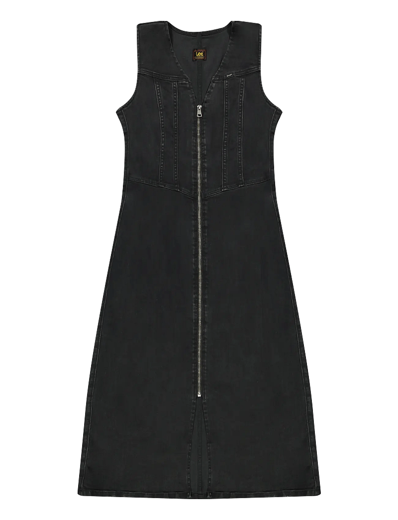Lee Jeans - LONG VEST DRESS - jeanskleider - brisk night - 1