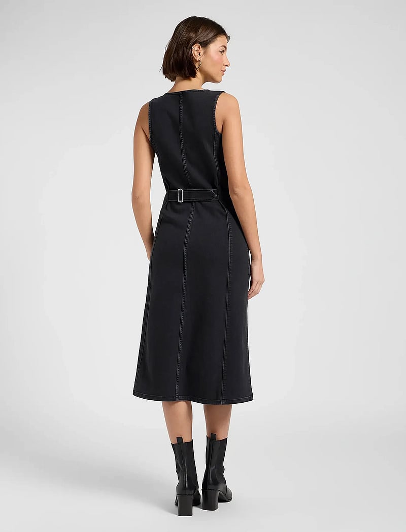 Lee Jeans - LONG VEST DRESS - jeanskleider - brisk night - 2