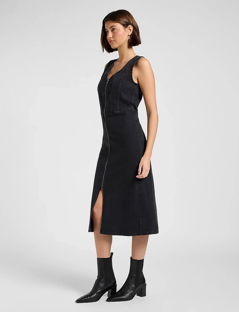 Lee Jeans - LONG VEST DRESS - jeanskleider - brisk night - 4