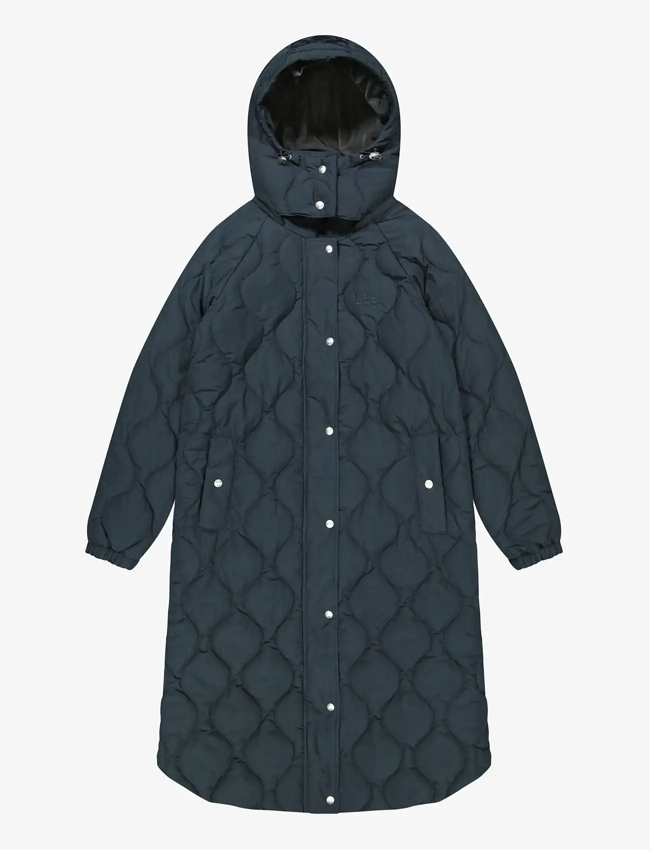 Lee Jeans - LONG PUFFER - vinterjakker - unionall black - 1