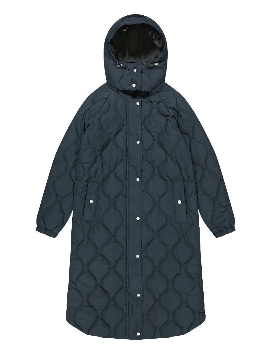 Lee Jeans - LONG PUFFER - vestes d'hiver - unionall black - 1