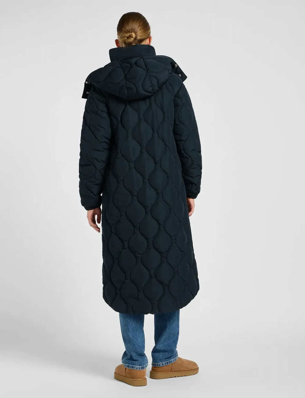 Lee Jeans - LONG PUFFER - down coats - unionall black - 2
