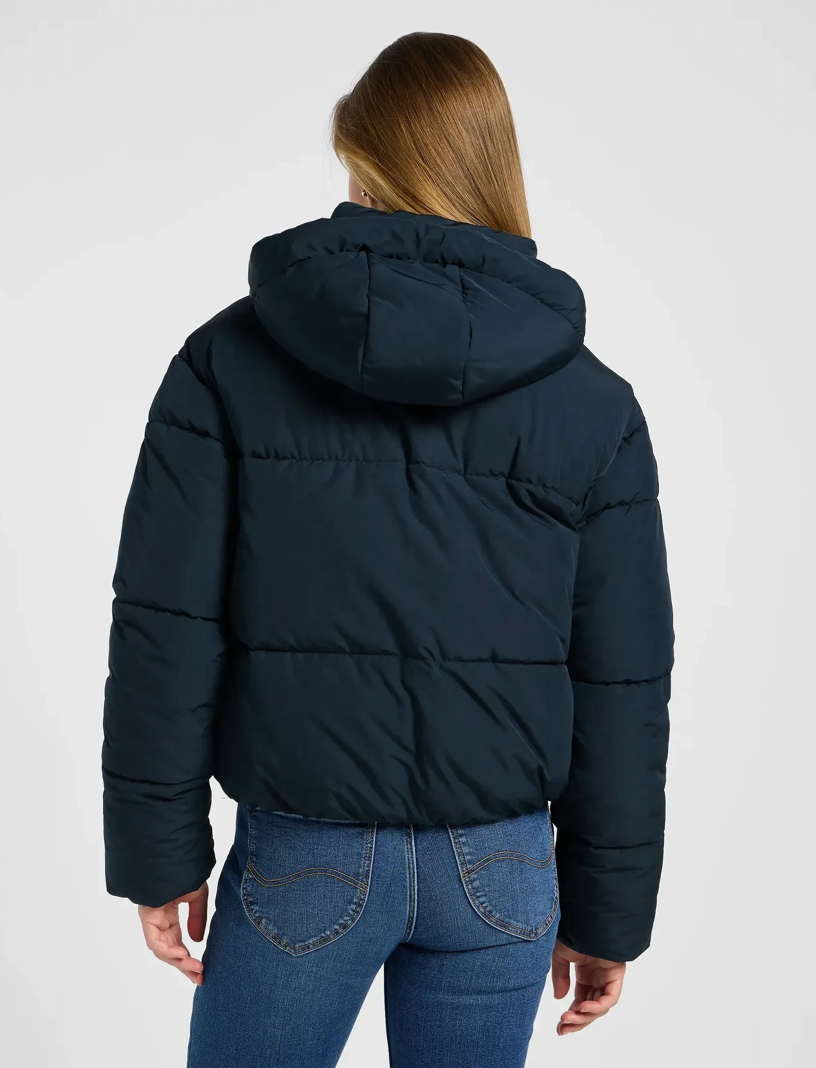 Lee Jeans - HOODED PUFFER JACKET - outerwear - unionall black - 3