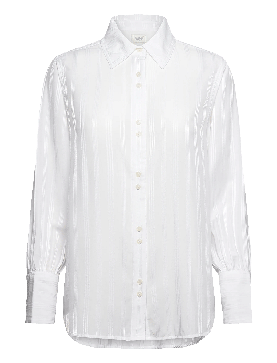 Lee Jeans - BALLOON SLEEVE SHIRT - overhemden met lange mouwen - bright white - 1