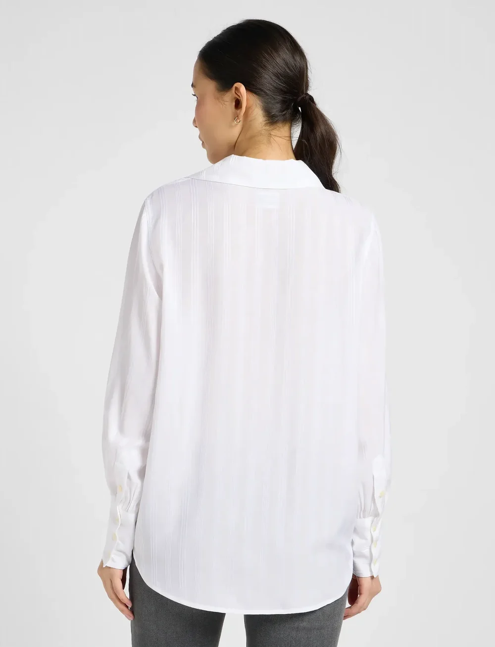 Lee Jeans - BALLOON SLEEVE SHIRT - langärmlige hemden - bright white - 3