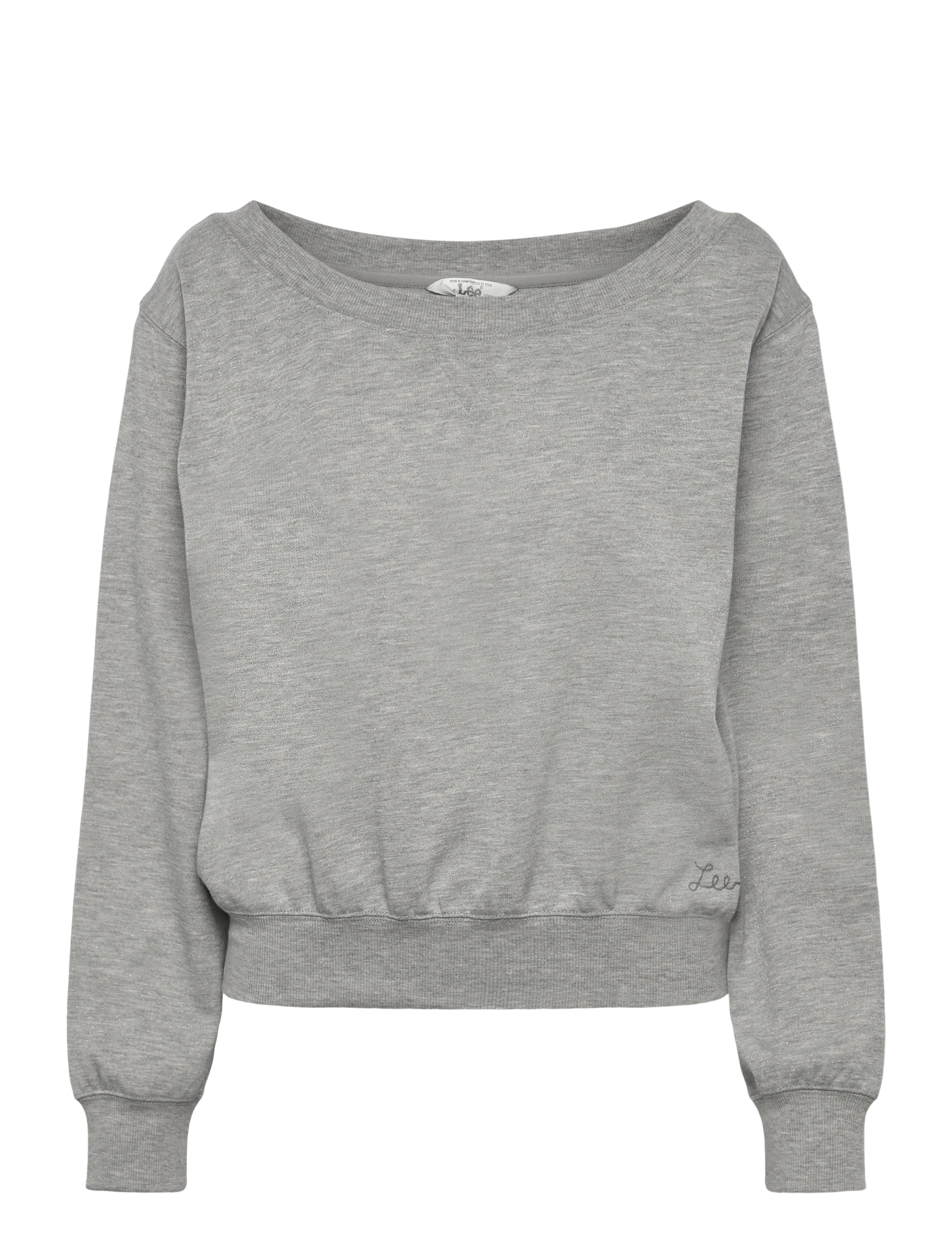 LEE JEANS Off Schulter Sws Grau - XL - Damen