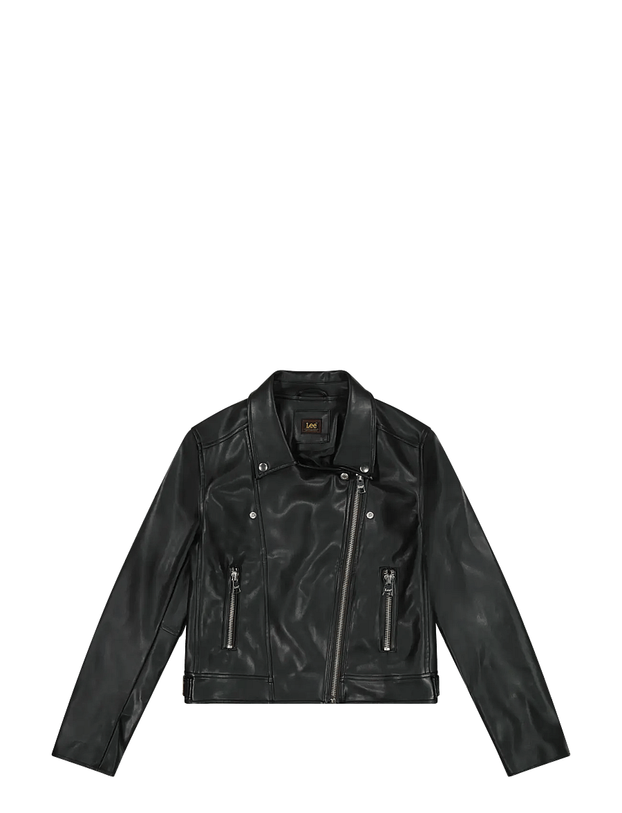 Lee Jeans - MOTO JACKET - læderjakker - black - 1