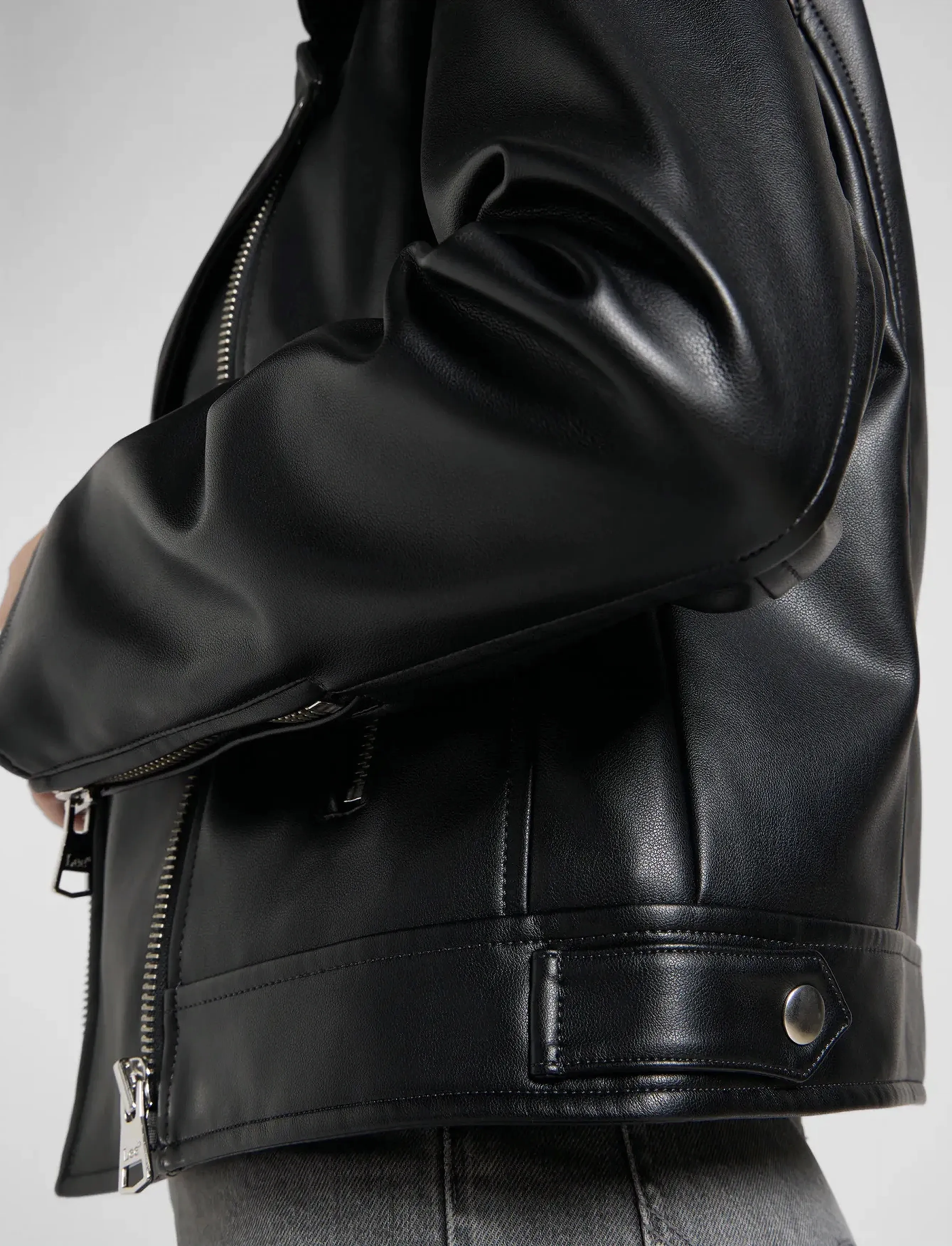 Lee Jeans - MOTO JACKET - skinnjackor - black - 5