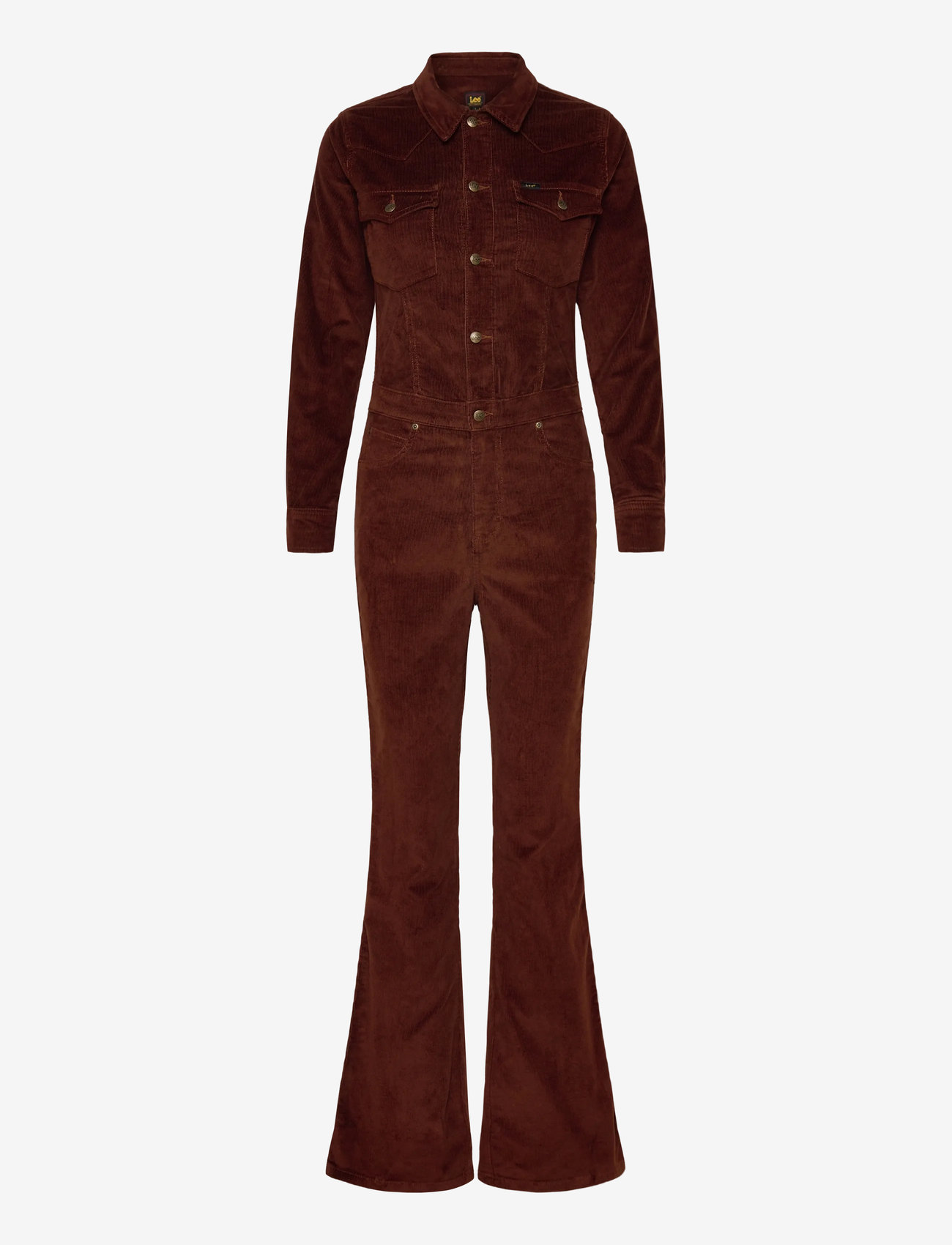 Lee Jeans - WESTERN JUMPSUIT - pükskostüümid - luxe brown - 1