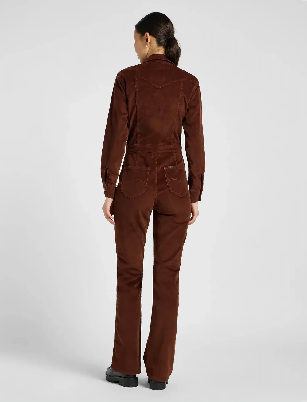 Lee Jeans - WESTERN JUMPSUIT - buksedragter - luxe brown - 3
