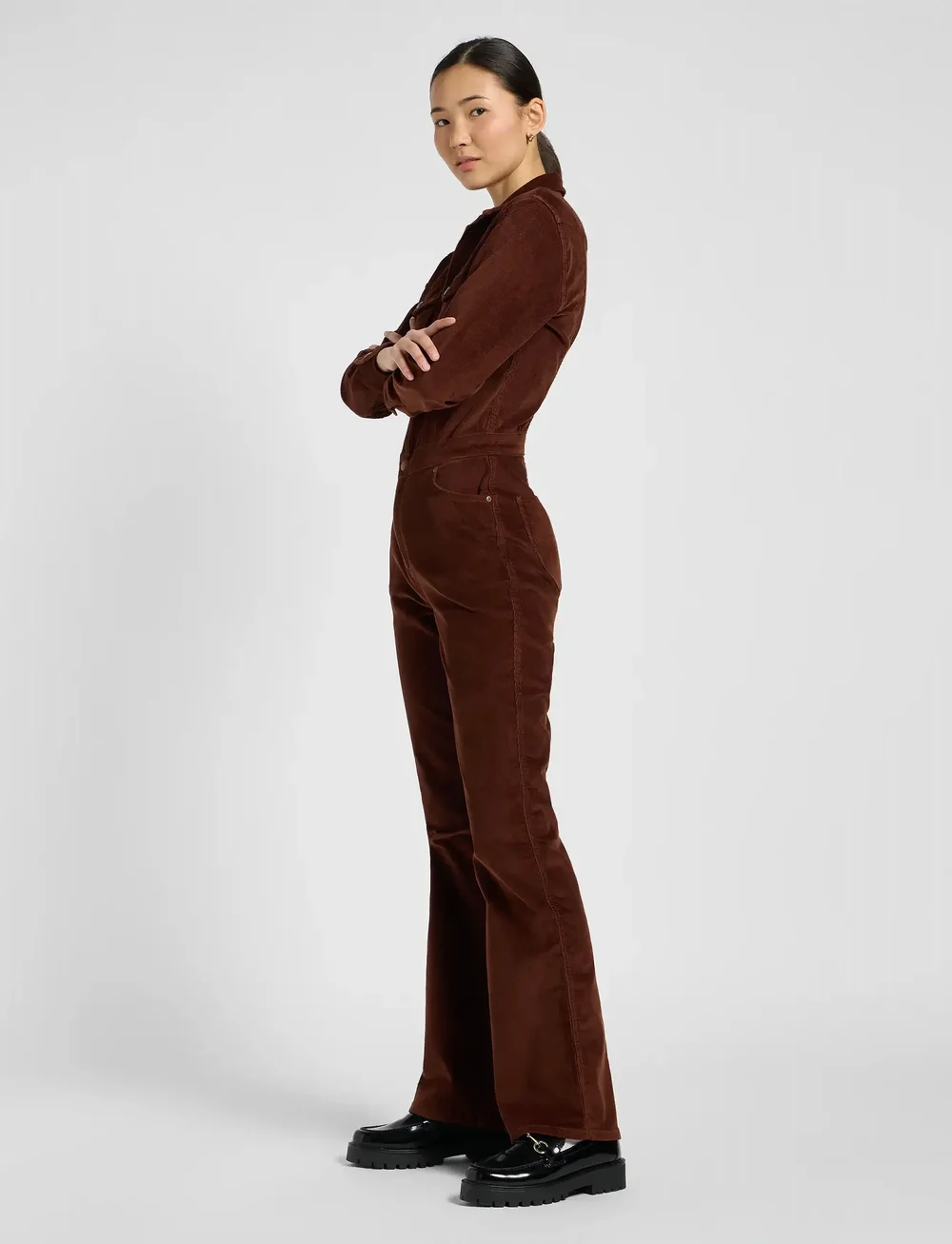 Lee Jeans - WESTERN JUMPSUIT - buksedragter - luxe brown - 5