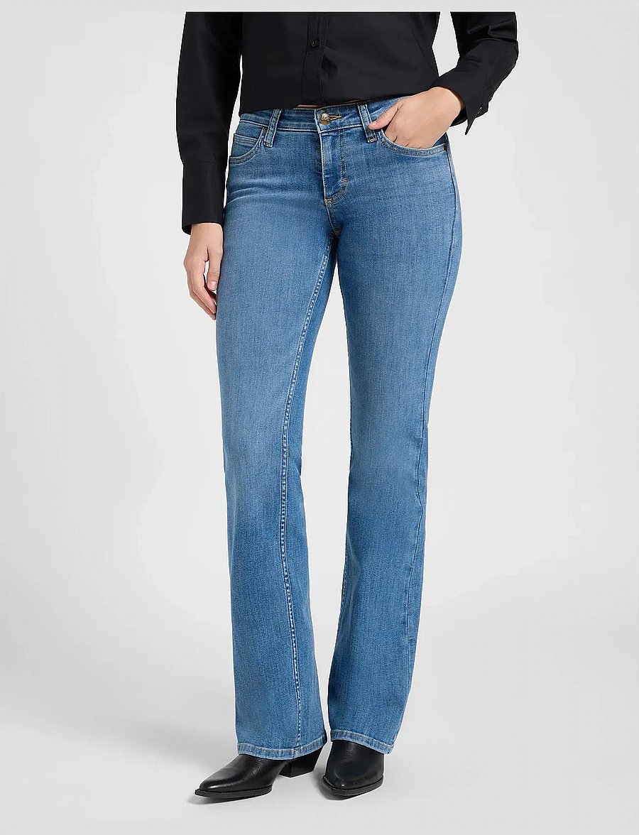 Lee Jeans - FLAP POCKET JESSICA - bootcut-jeans - denim get em - 0