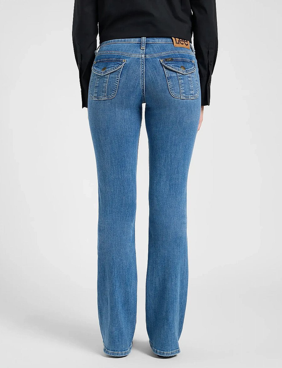 Lee Jeans - FLAP POCKET JESSICA - bootcut-jeans - denim get em - 2
