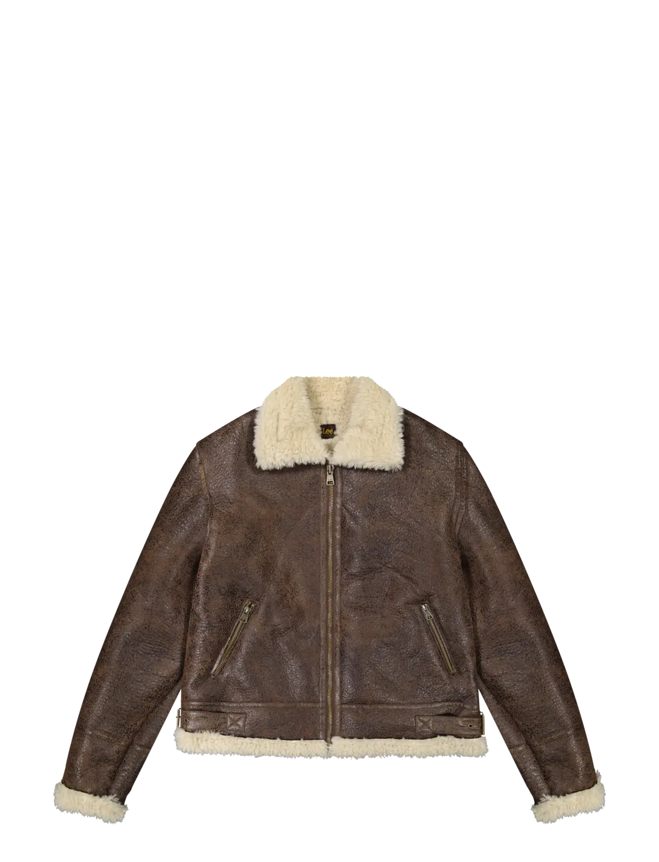 Lee Jeans AVIATOR JACKET - Lee Jeans - LUXE BROWN / brown