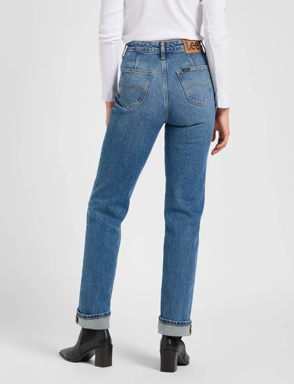 Lee Jeans - JUNE - sirge säärega teksad - rays of indigo - 2