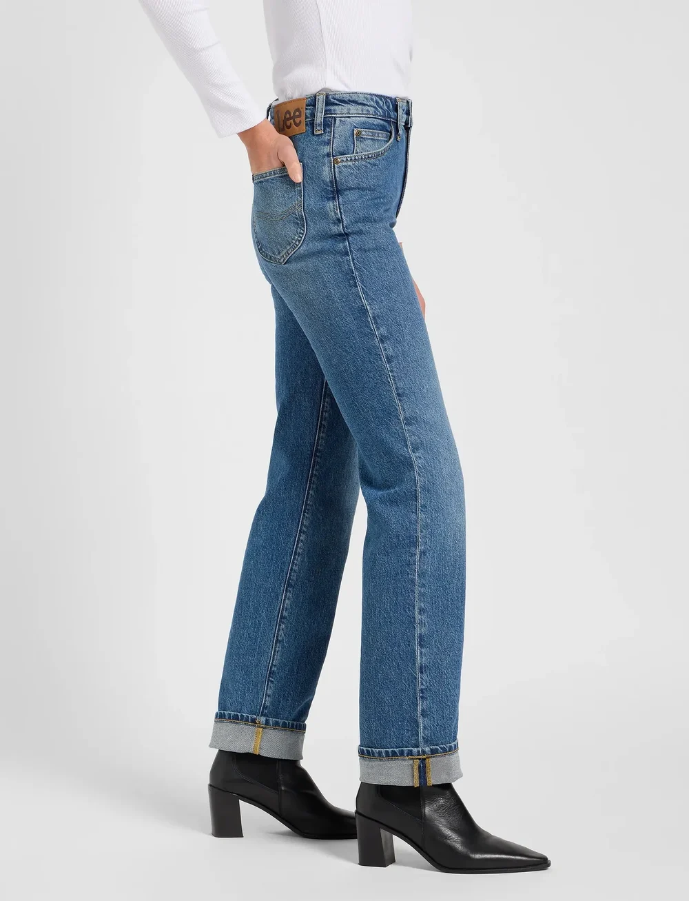 Lee Jeans - JUNE - sirge säärega teksad - rays of indigo - 4