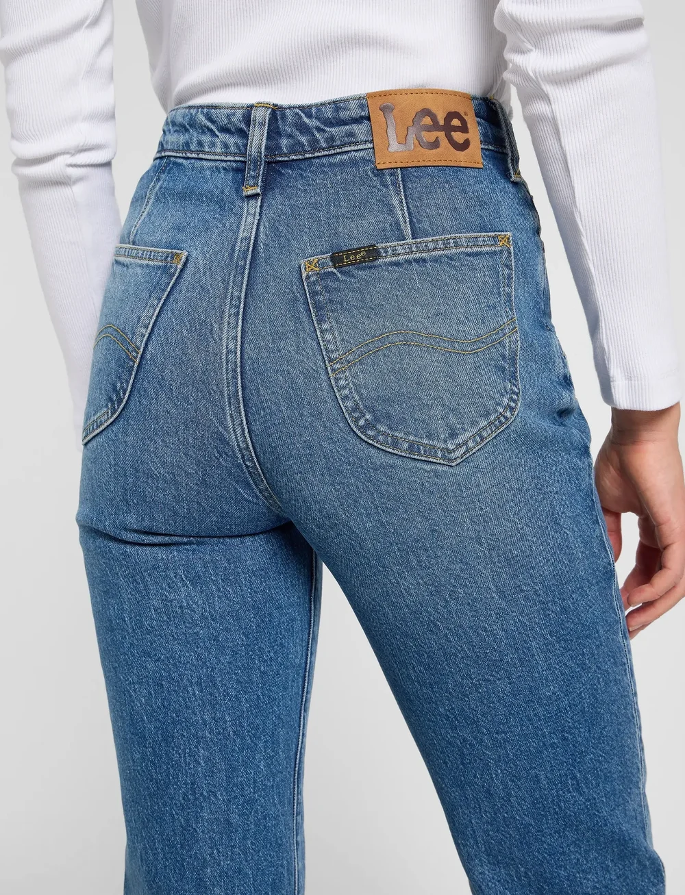 Lee Jeans - JUNE - sirge säärega teksad - rays of indigo - 5