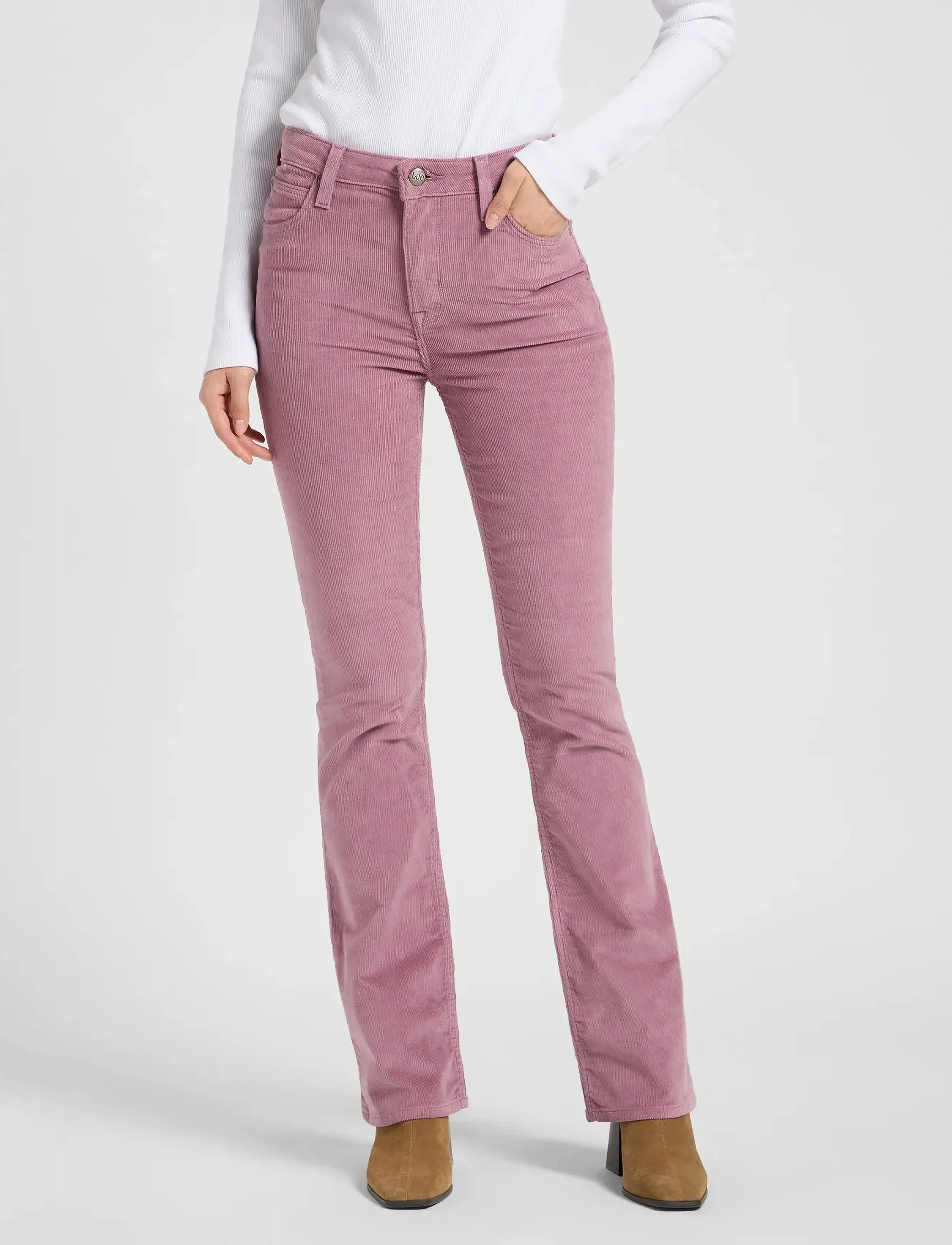 Lee Jeans Breese Boot, 26 x 33, Pink, Jeans > Boot Cut, Dame