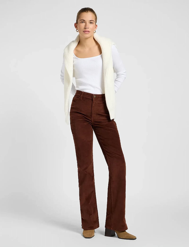 Lee Jeans - ZIPPED BOOTCUT - bootcut jeans - luxe brown - 4