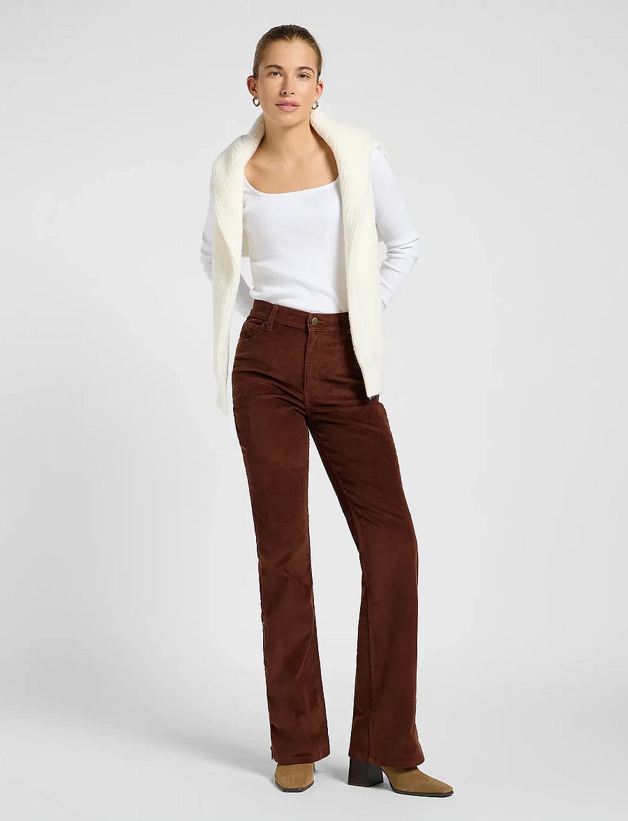 Lee Jeans - ZIPPED BOOTCUT - bootcut-jeans - luxe brown - 4