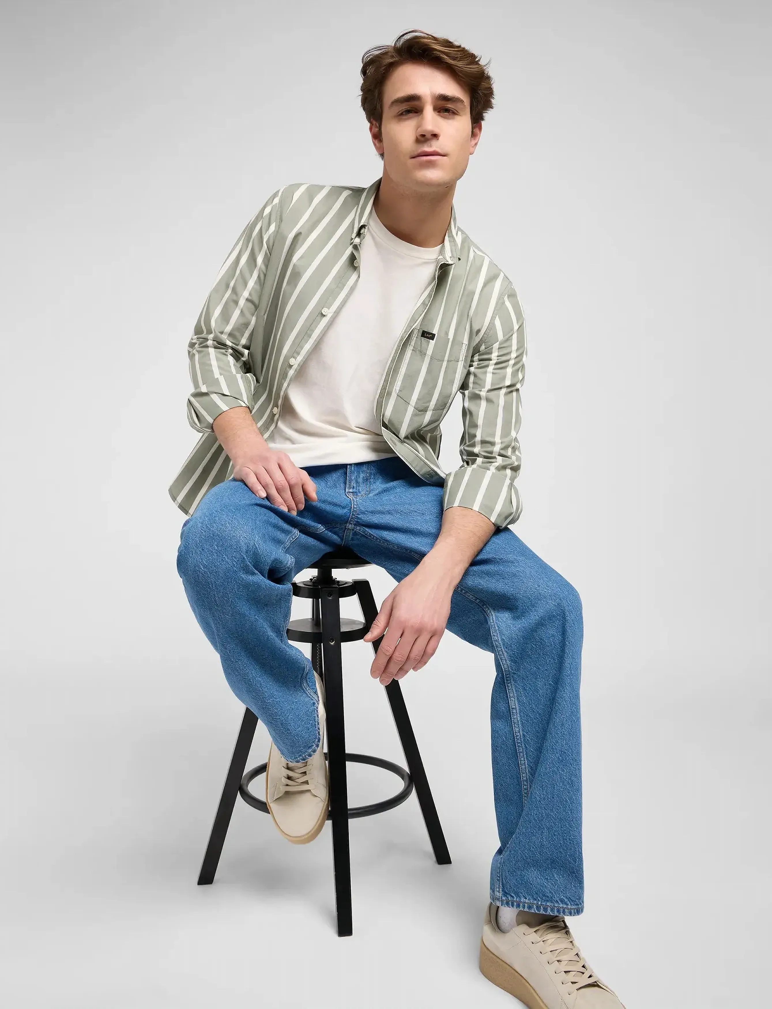 Lee Jeans ASHER - Kleidung - MORGAN / blue