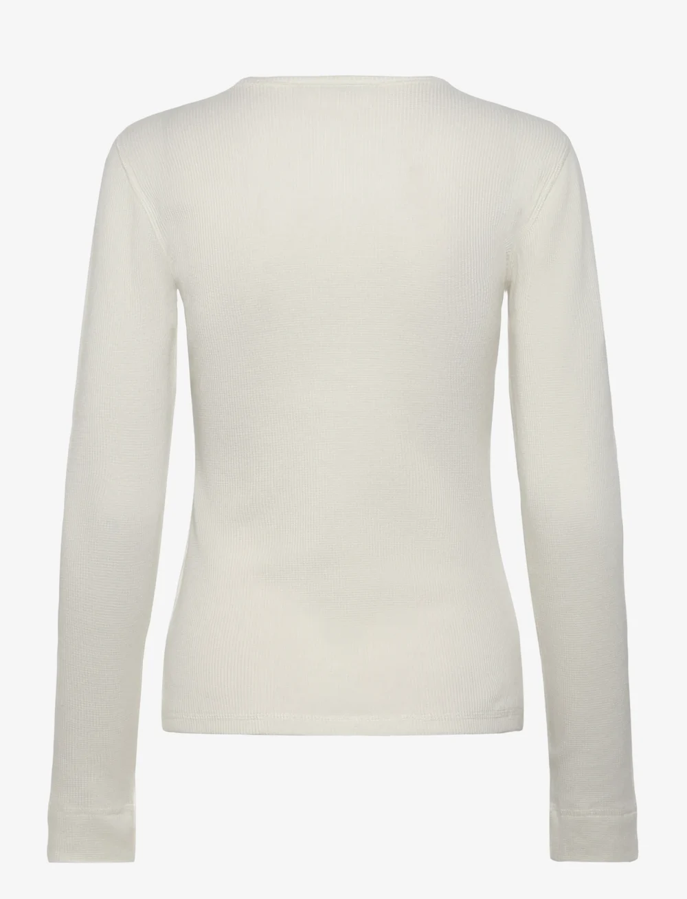 Lee Jeans - WASHED WAFFLE HENLEY - swetry rozpinane - ecru - 2