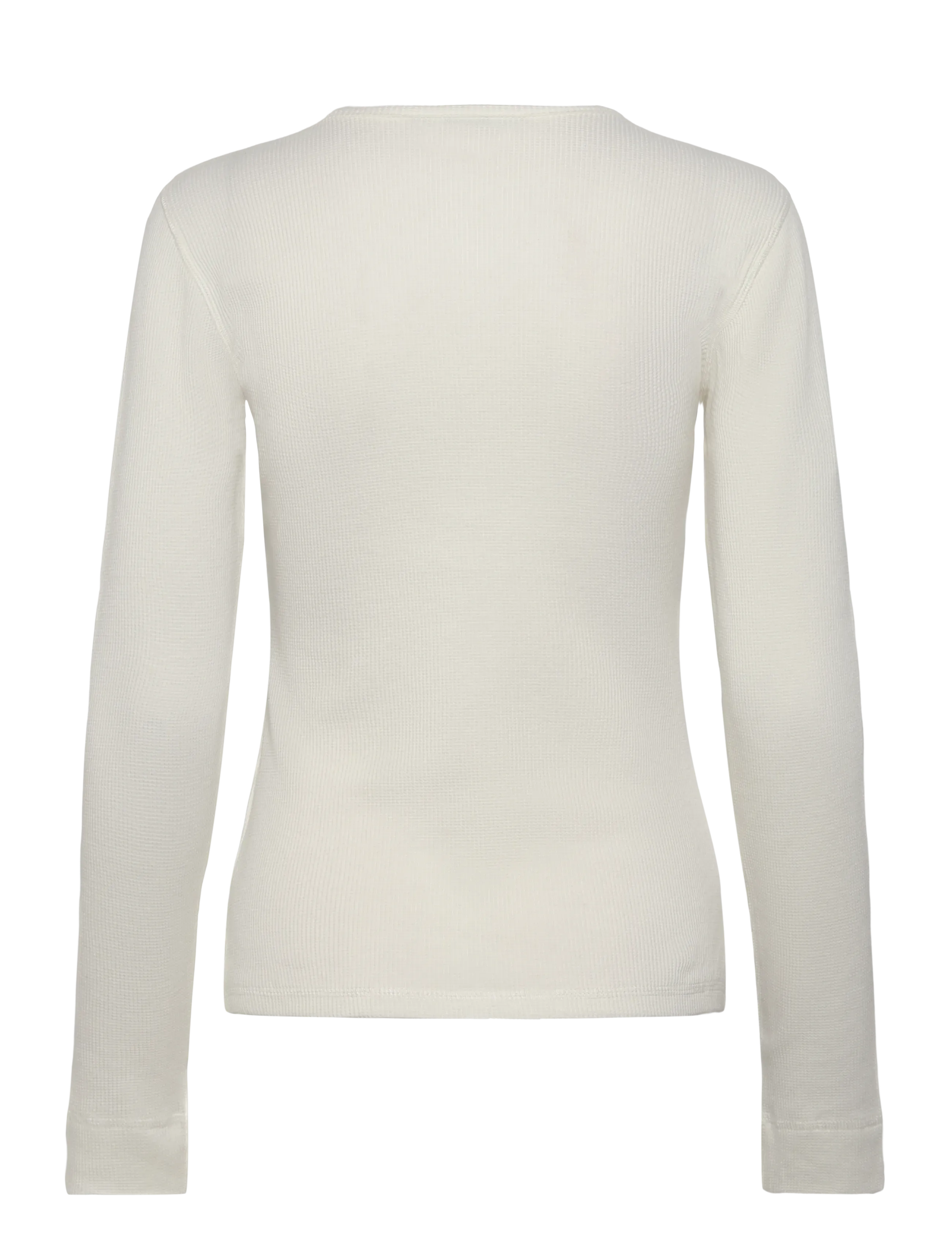 Lee Jeans - WASHED WAFFLE HENLEY - laveste priser - ecru - 2