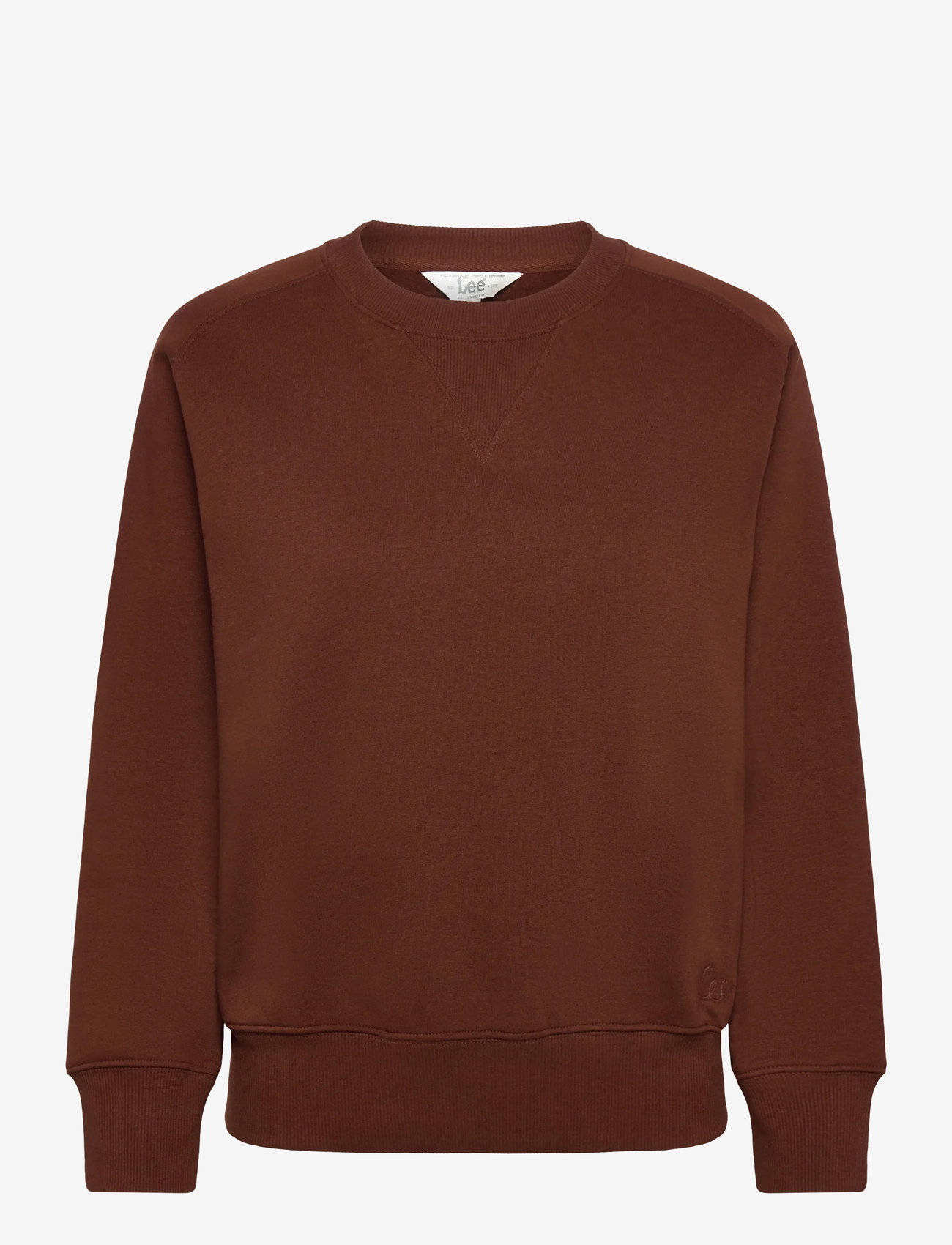 Lee Jeans - RAGLAN CREW SWS - dressipluusid - luxe brown - 1