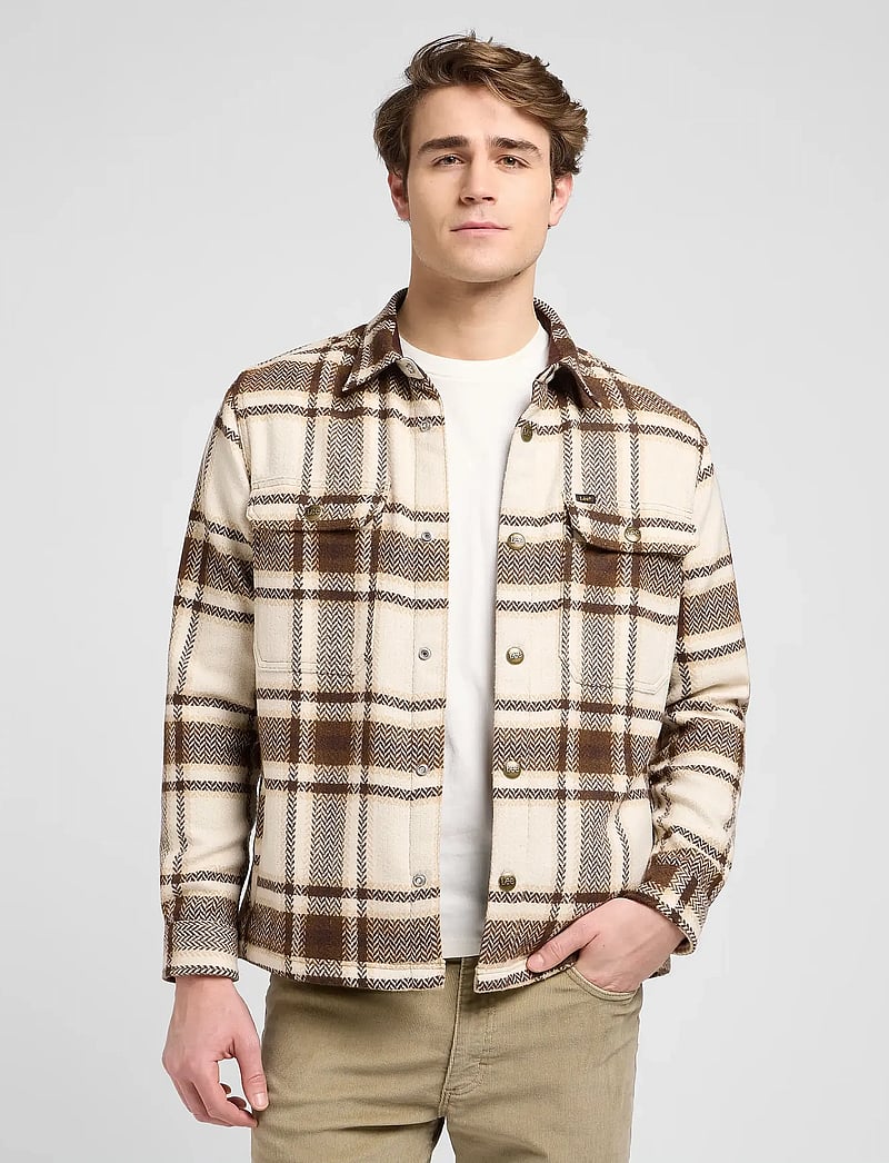 Lee Jeans - RELAXED OVERSHIRT - overshirts - arabica plaid - 0