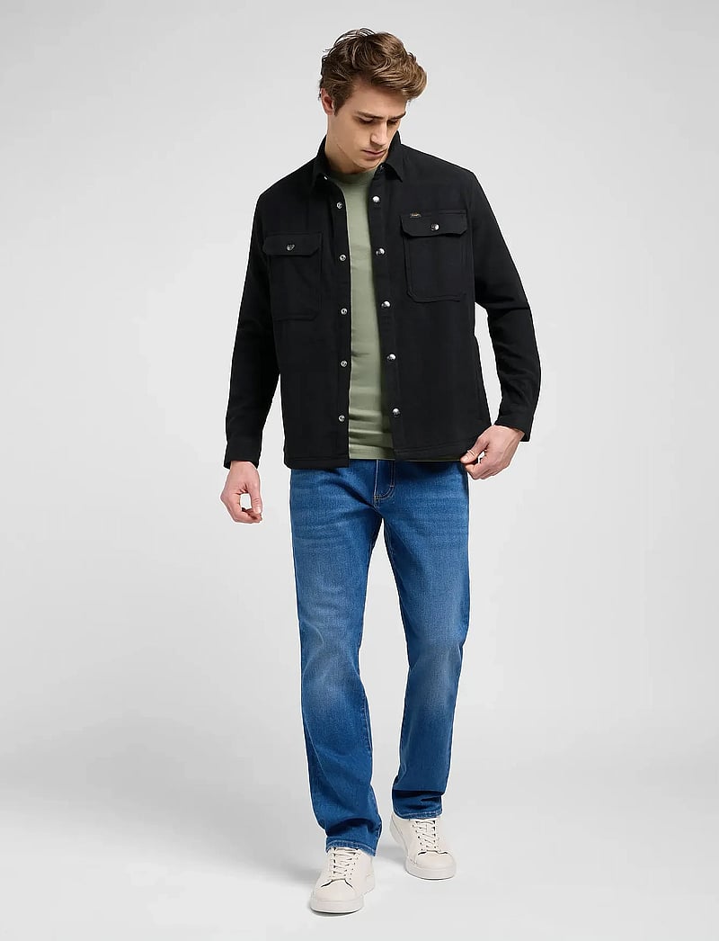 Lee Jeans - RELAXED OVERSHIRT - overshirts - unionall black - 4