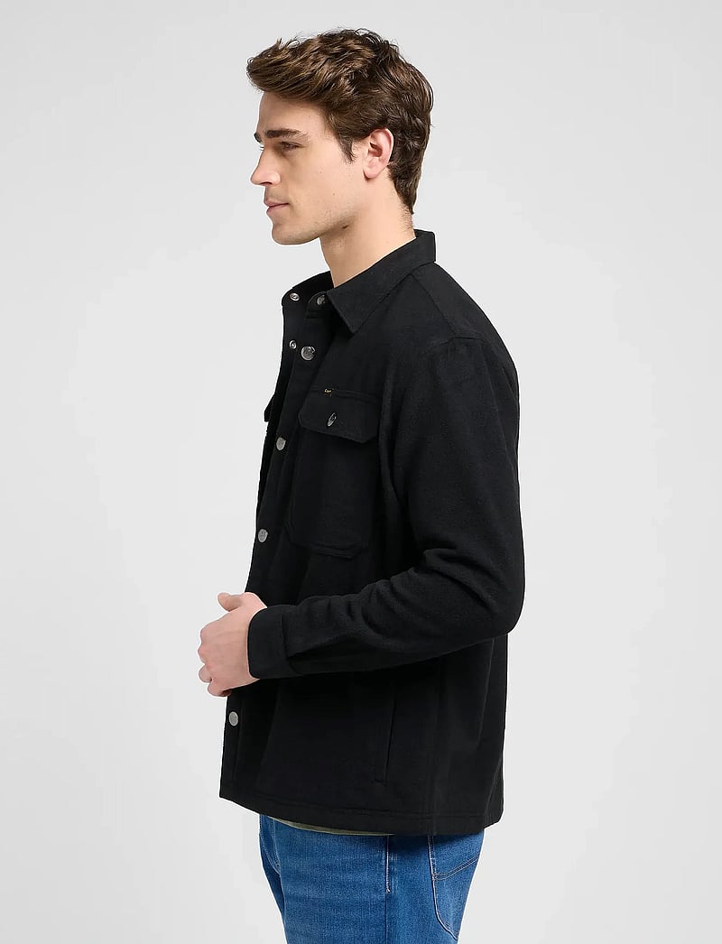 Lee Jeans - RELAXED OVERSHIRT - overshirts - unionall black - 5