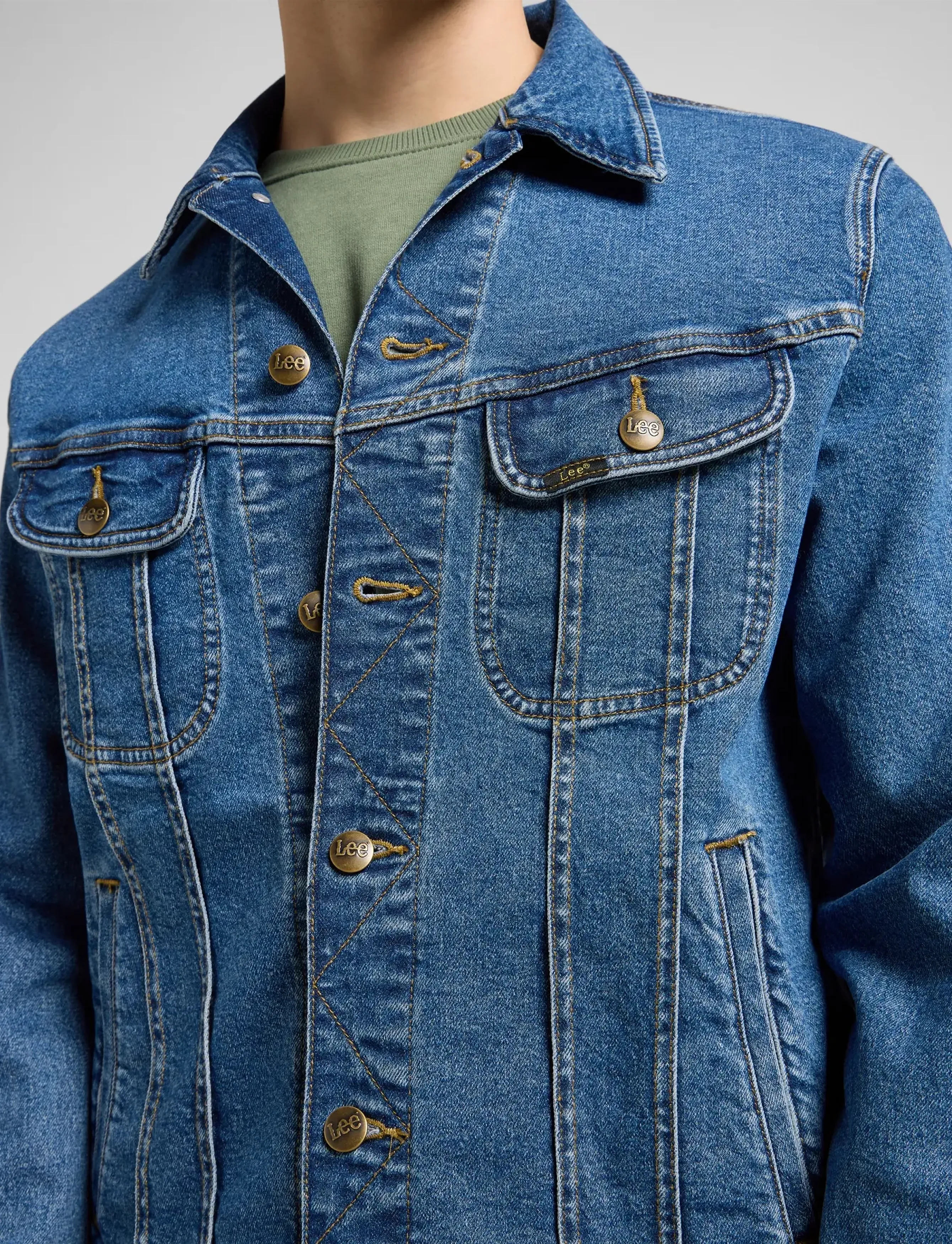 Lee Jeans Rider Jacket jeansjackor herr – bild 5