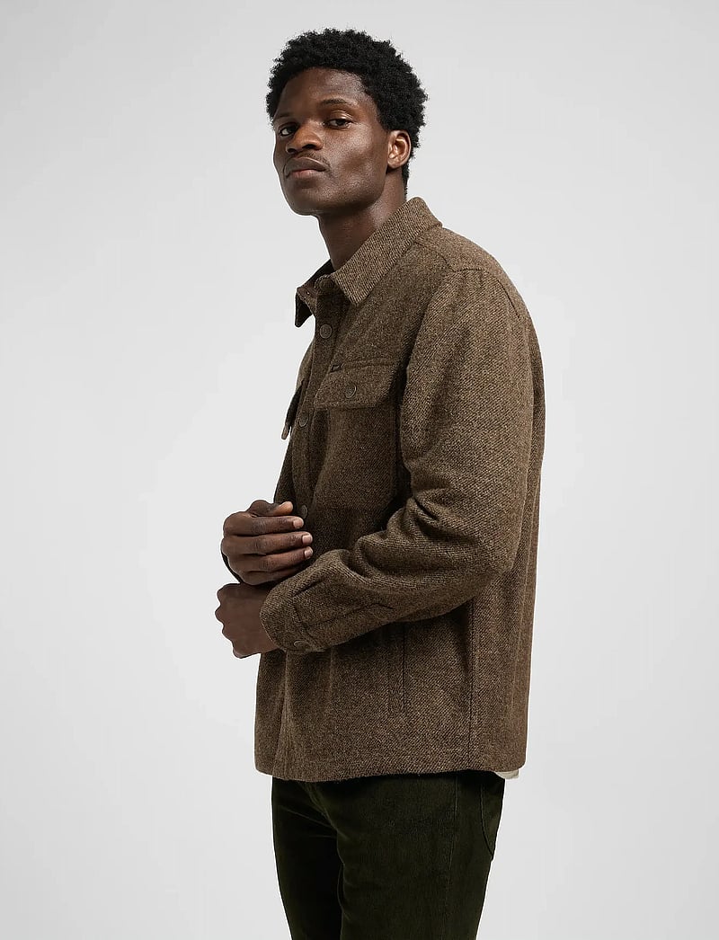 Lee Jeans - OVERSHIRT - overshirts - brown jaspe - 4